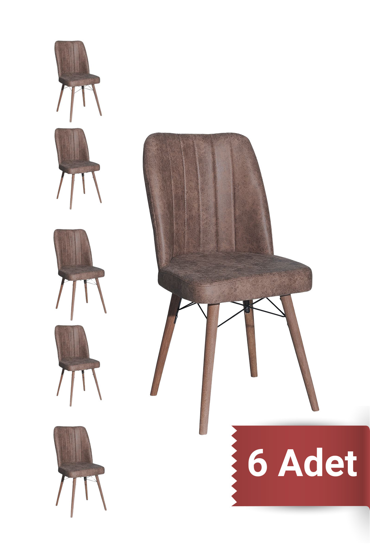 Avenza living Kare Gold 6 Lİ Sandalye Mutfak Sandalyesi - Fiyatı