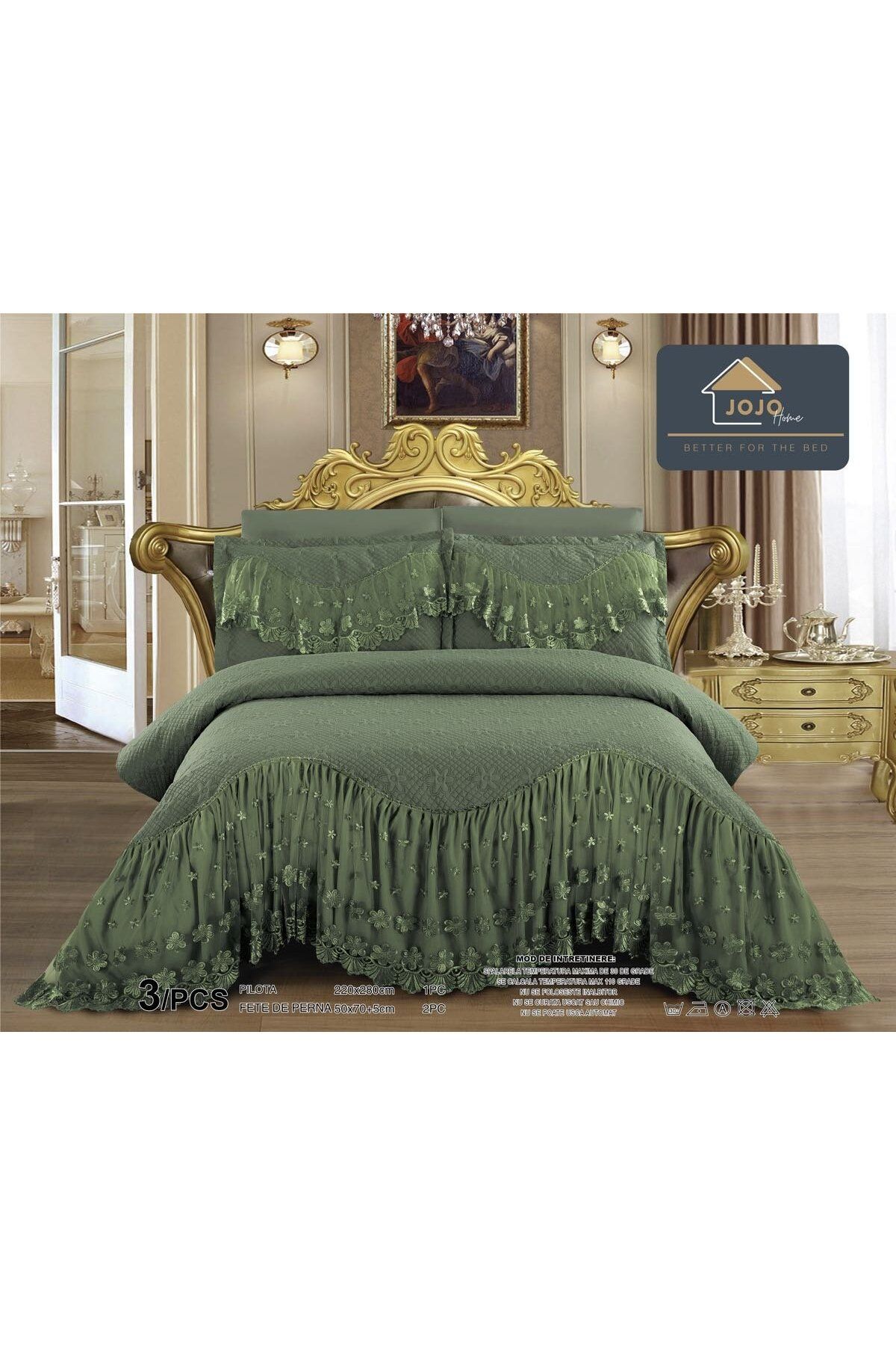 FIONNA.RO-Finet Premium UNI Blanket - Khaki 1