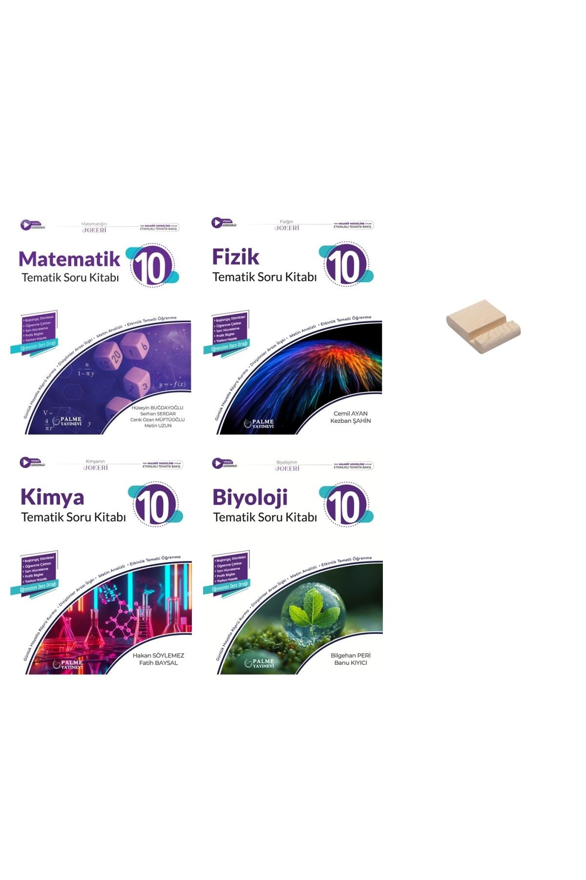Palme Yayınevi 10. Sınıf Joker Matematik Fizik Kimya ve Biyoloji 4lü Tematik Soru Bankası