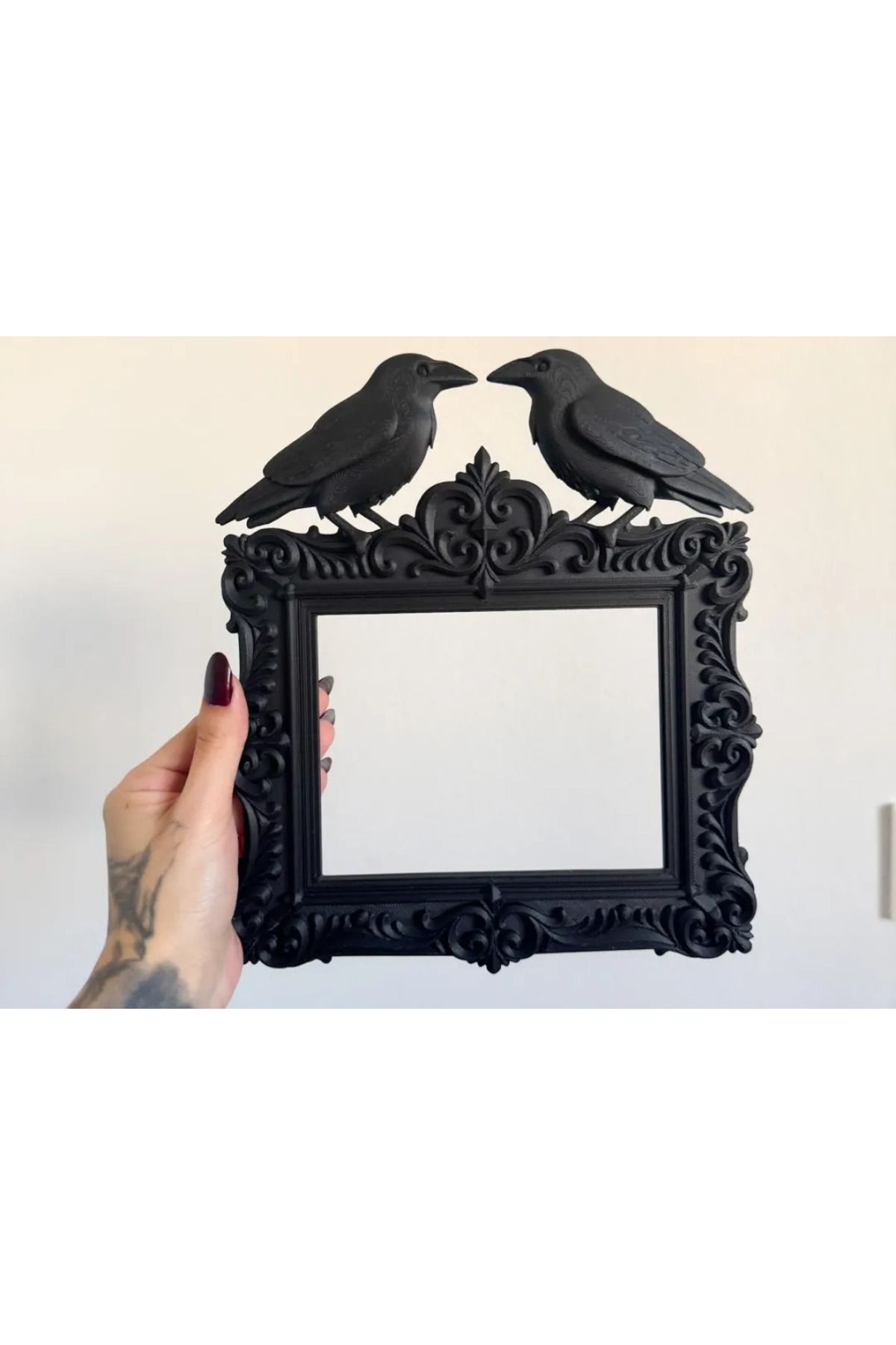 BCB STORE Gotik Kuzgunlar Çerçeve Karanlık Sunaklar için Süslü Dekor