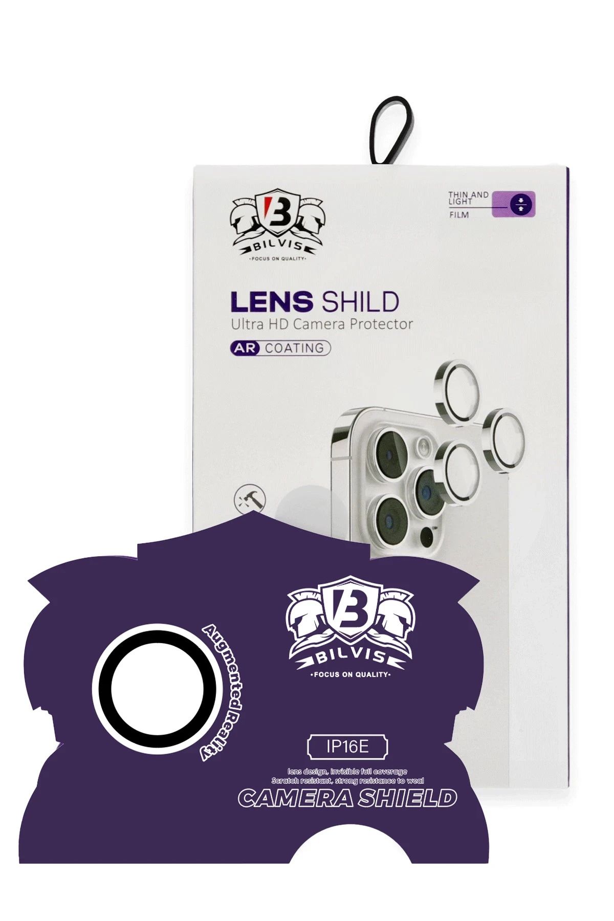 NewFace iPhone 16E Bilvis Titan Kamera Lens - Beyaz DSDRN