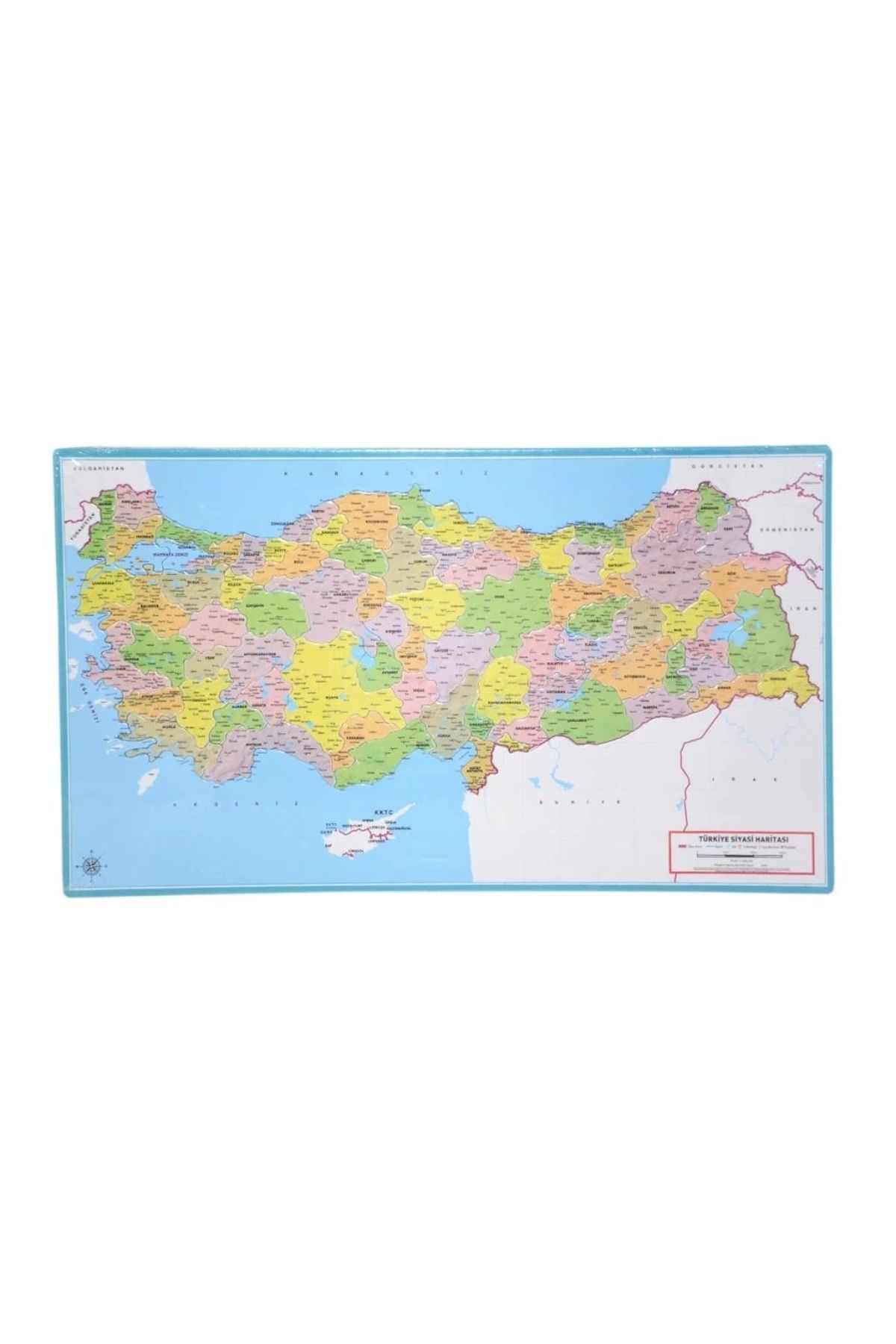 CANSA LCSH001 Laço Siyasi Harita Çerçeveli Puzzle