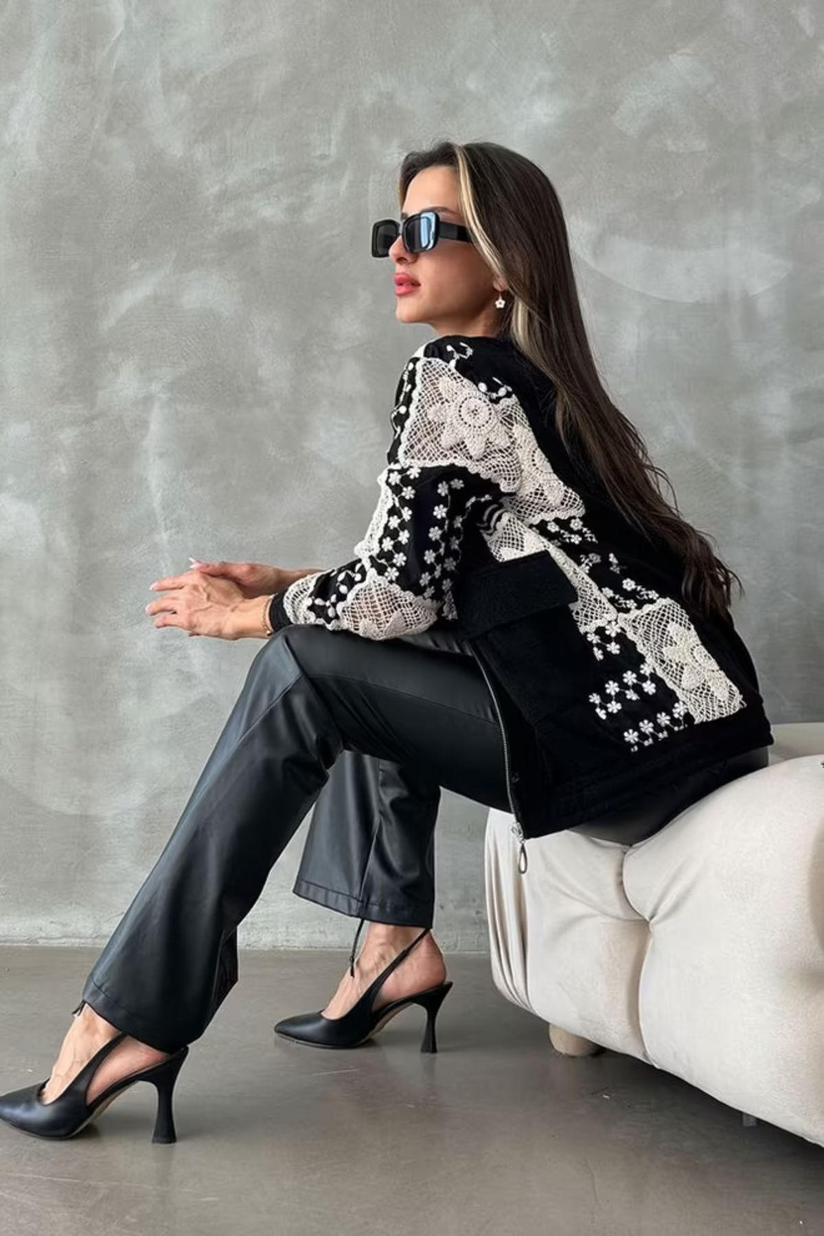 Bare & Bold Gübür Detaylı Ceket