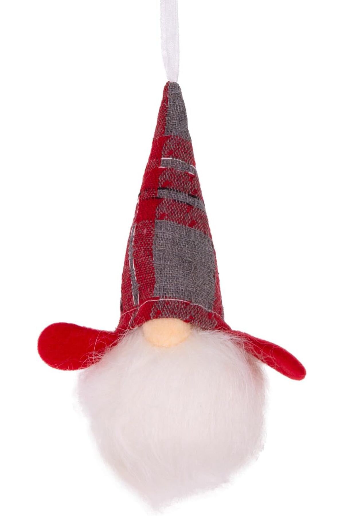 Mena Rise Yılbaşı Süsü Noel Baba Figürü Işıklı Kısa Kollu Kırmızı-Gri 7x17 Cm. 1064272