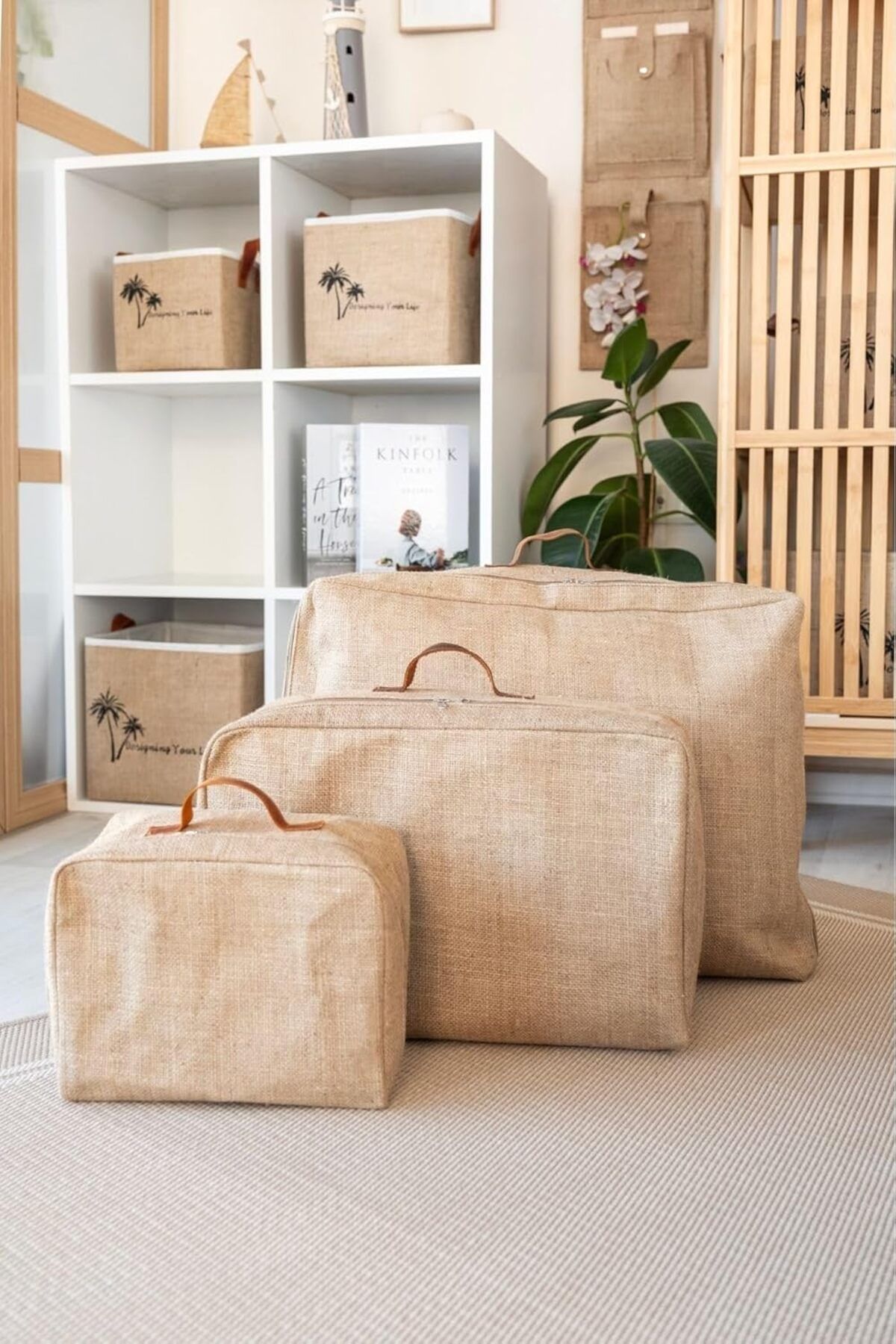 Mena Rise Bee Orta Boy Jüt Baza Altı Yastık Yorgan Kazak Hurcu 48 X 30 X 18 cm 1064272