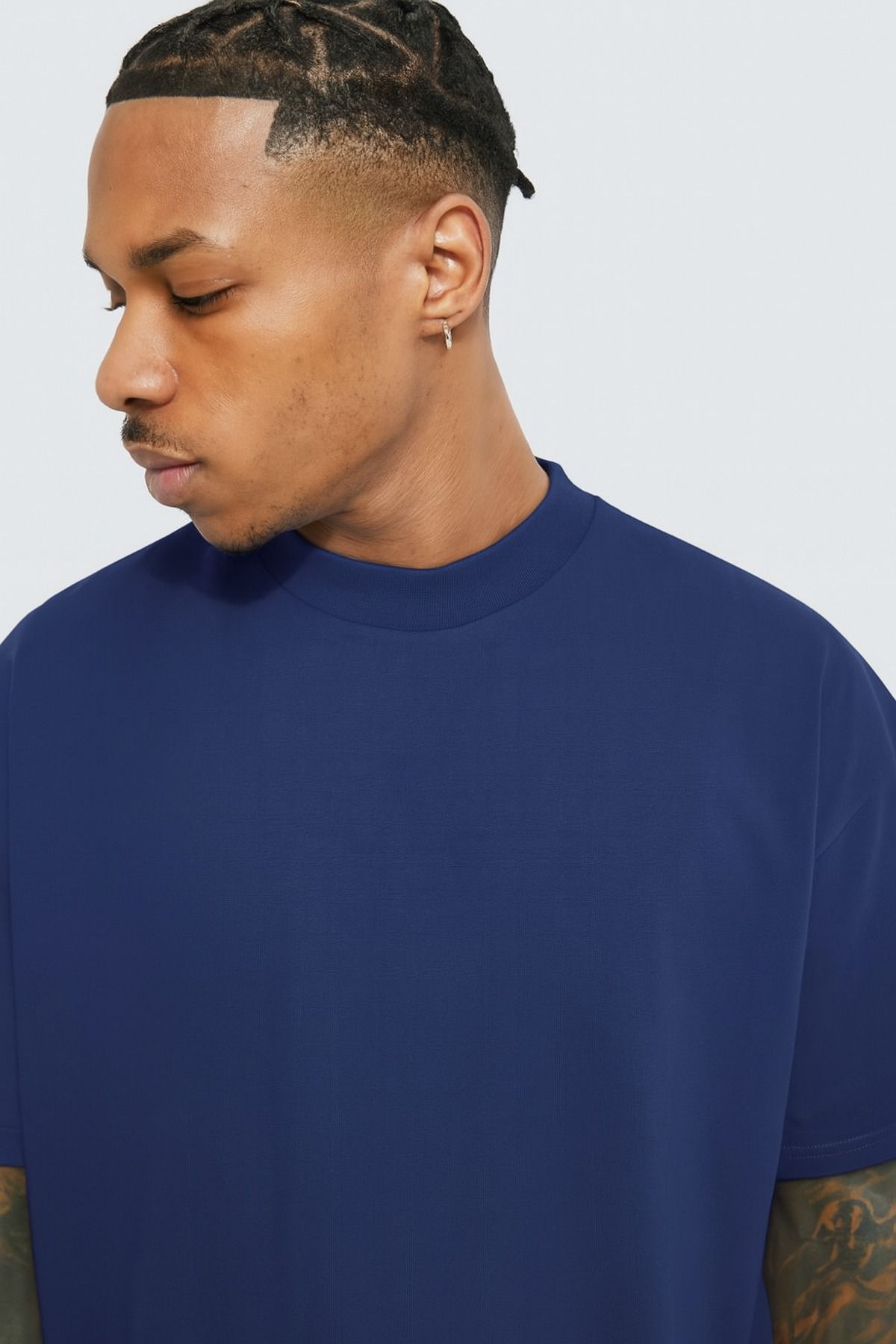rugatchi Pamuklu Basic Bisiklet Yaka T-Shirt