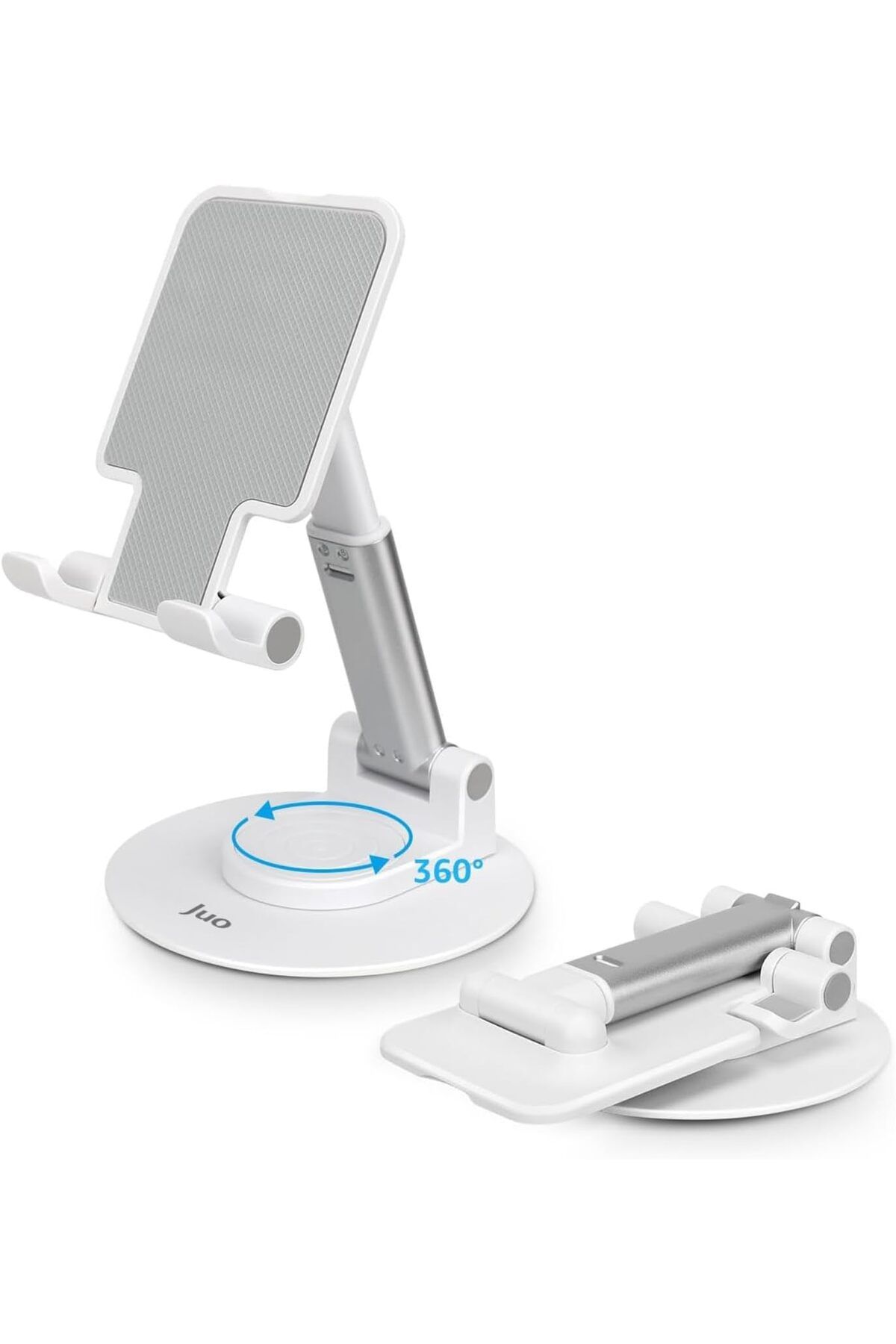 Mena Rise Katlanabilir 360 Derece Dönen Masaüstü Telefon Standı Beyaz 1064272