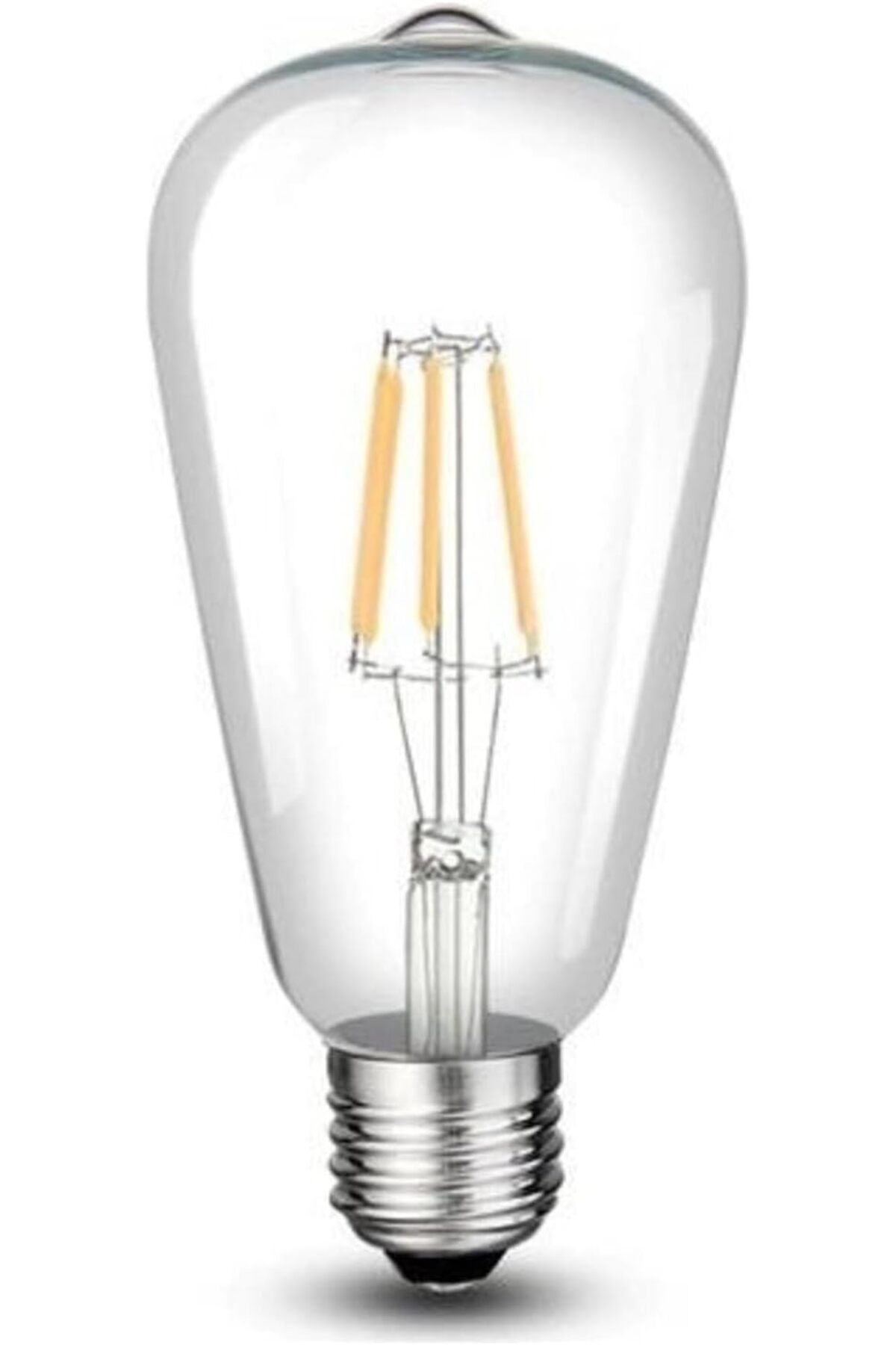 Mena Rise TuonShop 8W/6500K ST-64 UZUN FILAMENT LED AMPUL (BEYAZ-6ADET) CATA 1122991