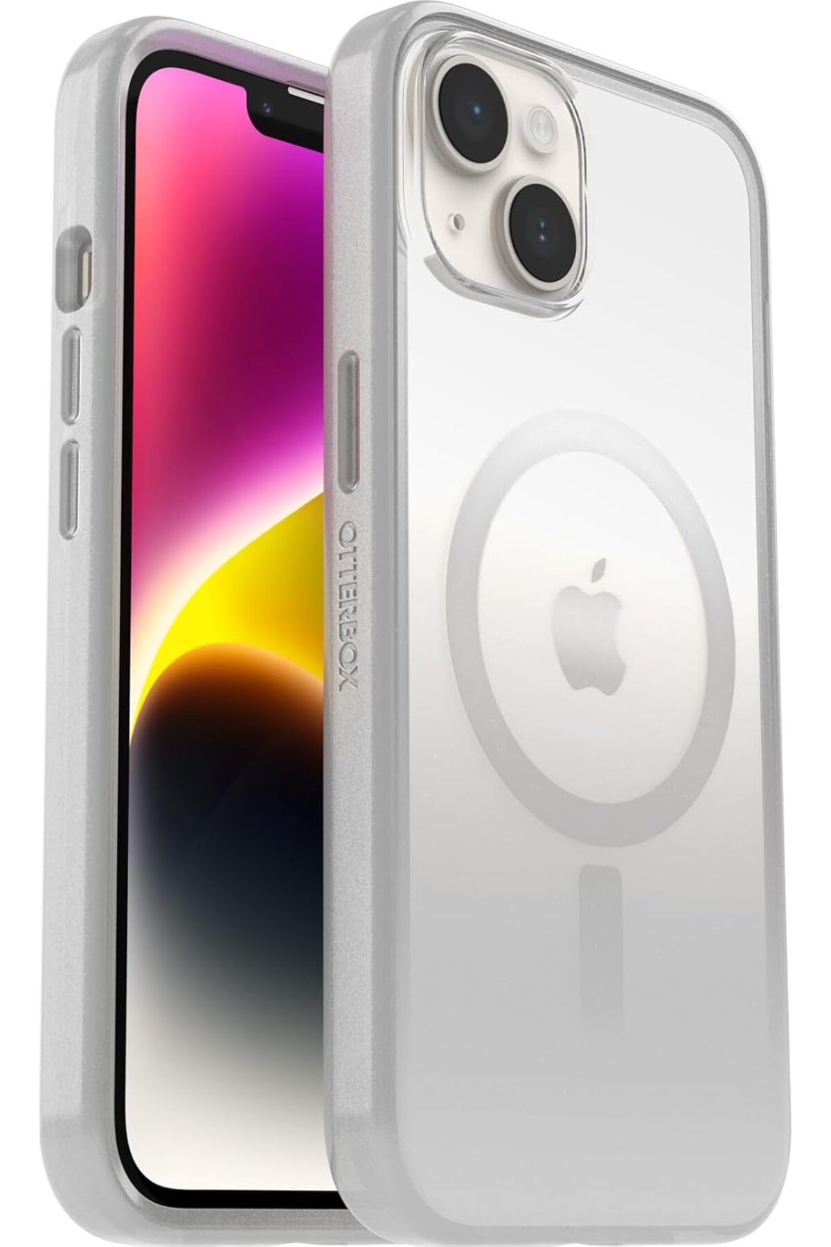 Mena Rise TuonShop iPhone 14 için MagSafe ile Şeffaf Kılıf Serisi, Darbeye Dayanıklı, Düşmeye Dayanık
