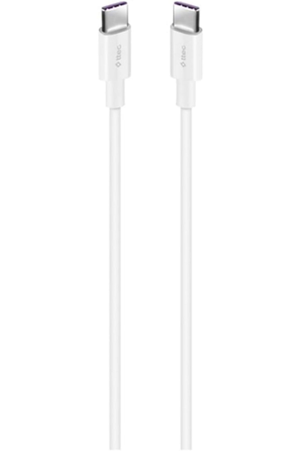 Mena Rise Type-C to Type-C 150cm 100W PD/QC Hızlı Şarj/Data Kablosu 2DK49B Beyaz 1064272