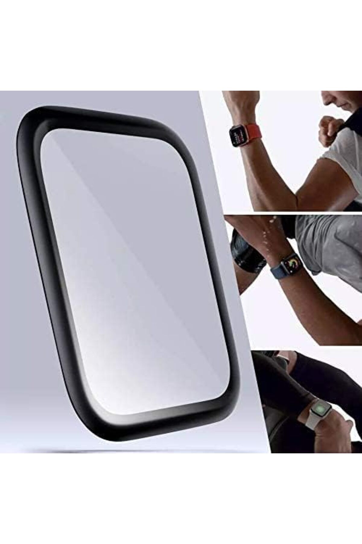 Mena Rise TuonShop Trend Watch Series 44mm Akıllı Saat için Ekranı Tam Kaplayan Temperli Cam Ekran Koruyu