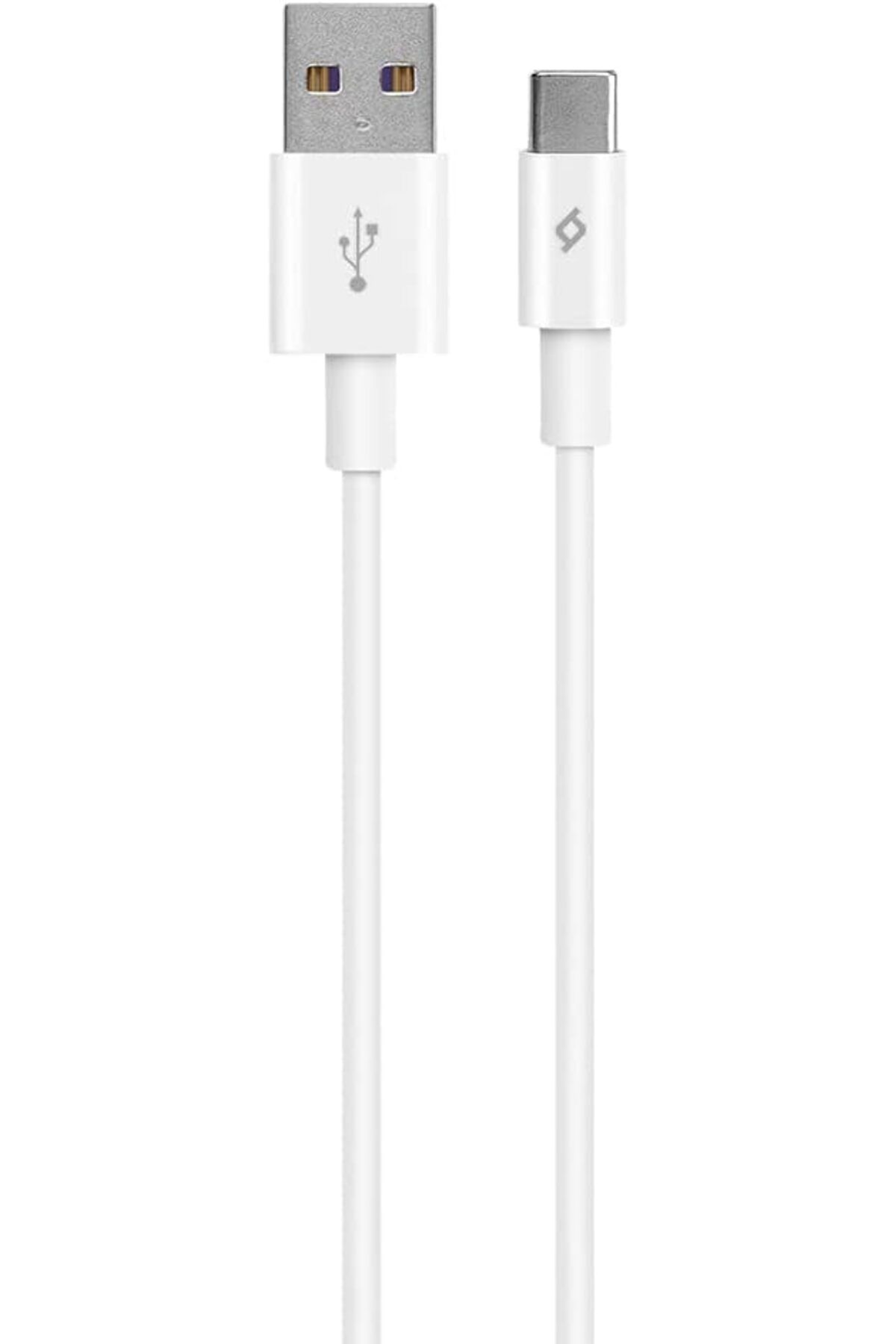 Mena Rise Type-C USB 2.0 5A Süper Hızlı 1m Şarj Kablosu, Beyaz 1064272