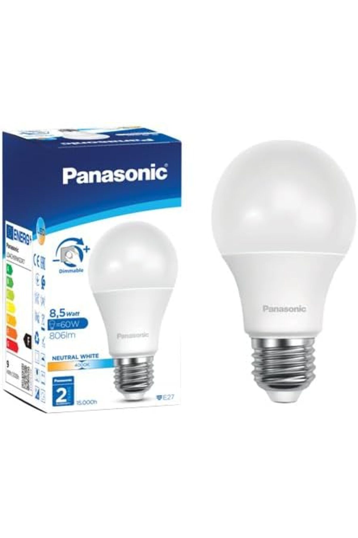 Mena Rise E27 LED Dim Lamba 8.5W 806LM 4000K 1064272