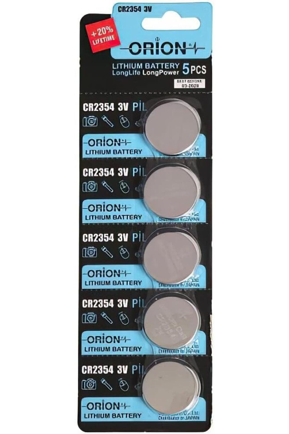Mena Rise TuonShop CR2354 3V Lityum Pil 5'li Paket 1122991