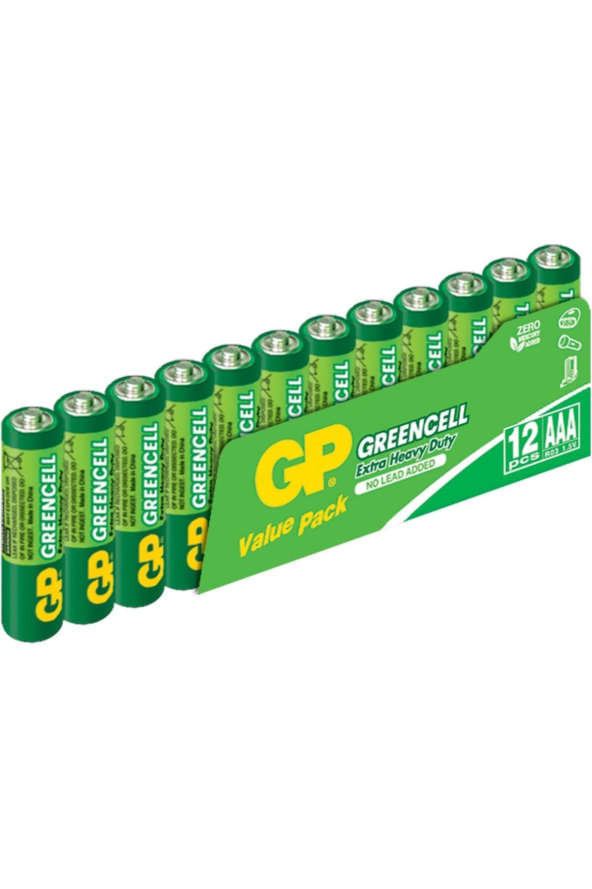 Mena Rise Greencell İnce Kalem Pil AAA 12'li Set 1064272