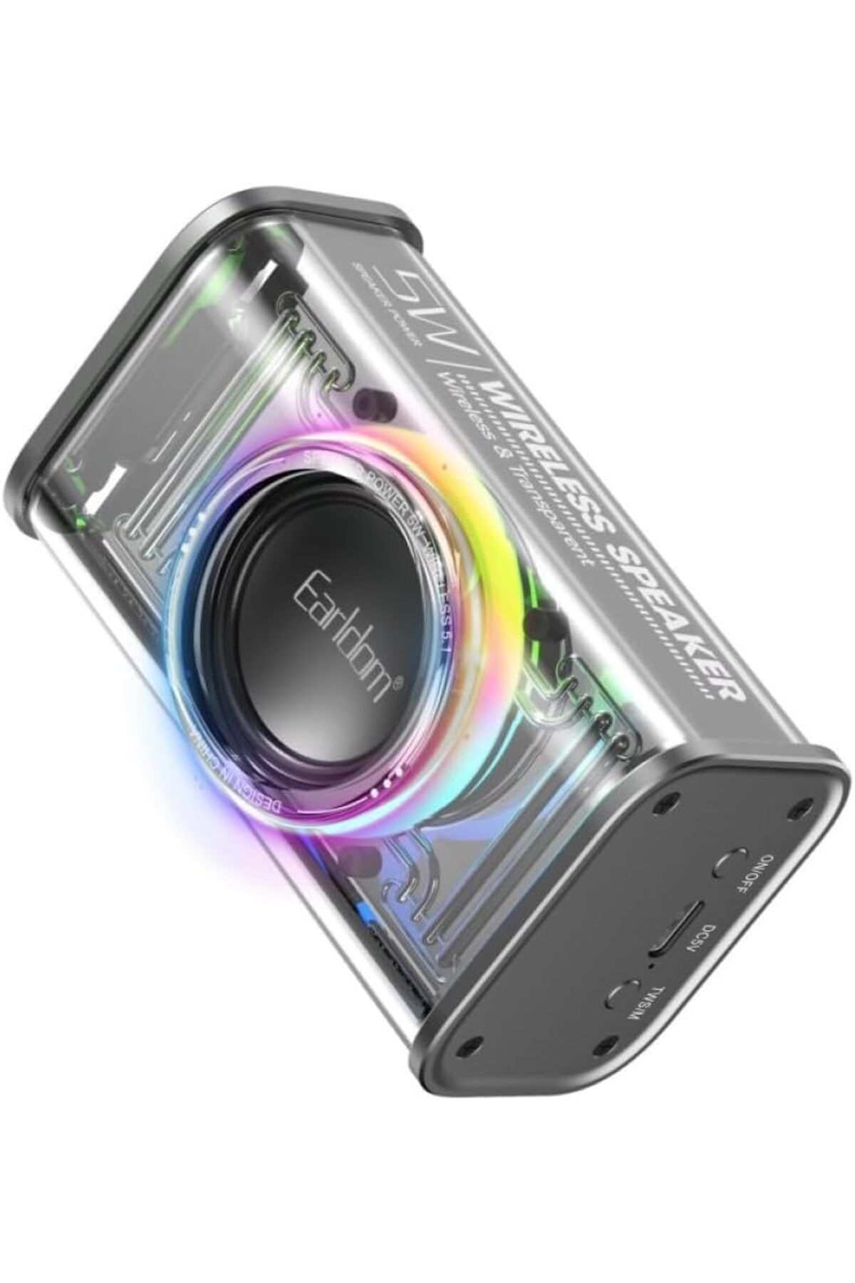 Mena Rise TuonShop RGB Led Işıklı Bluetooth 5.1 Kablosuz Hoparlör 1122991