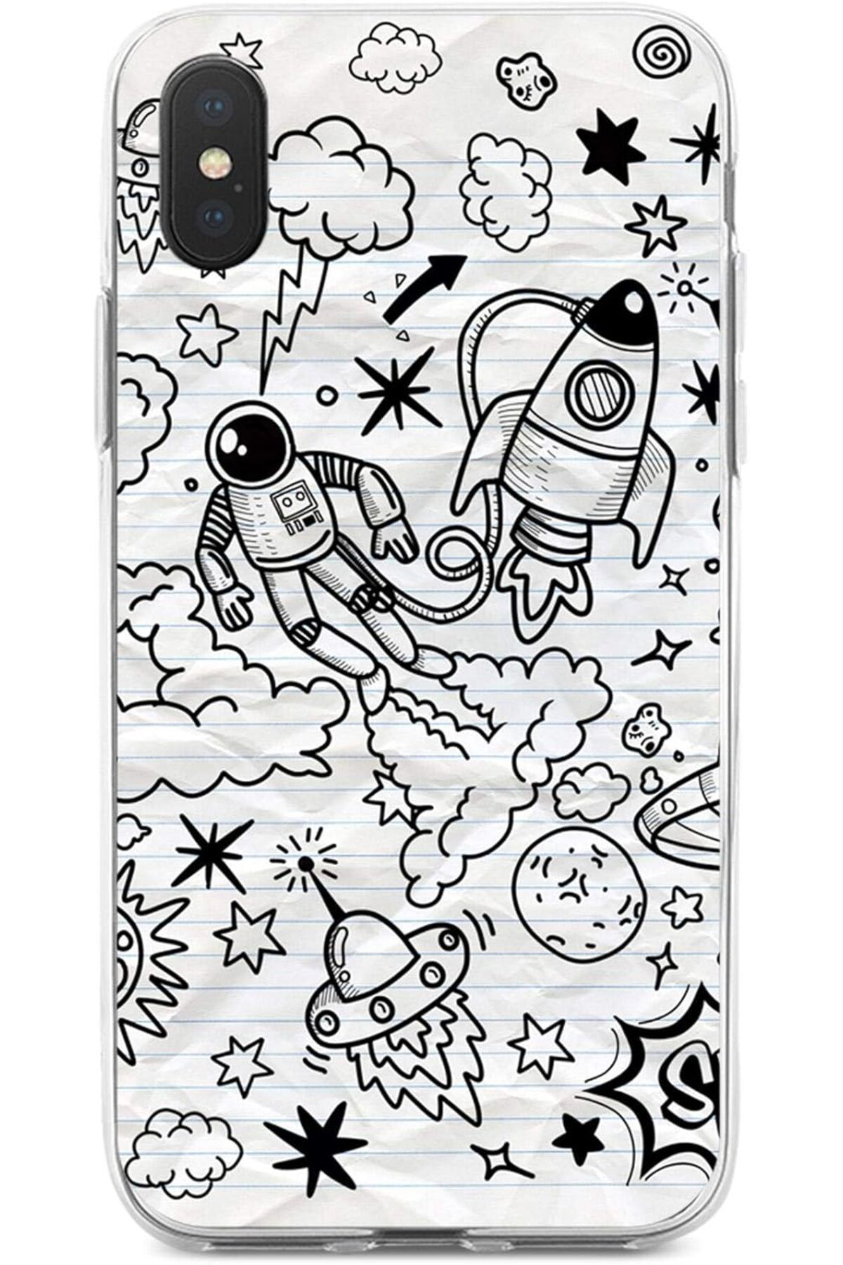 Mena Rise TuonShop 6282 Space iPhone XS Kılıf, Leila 1122991