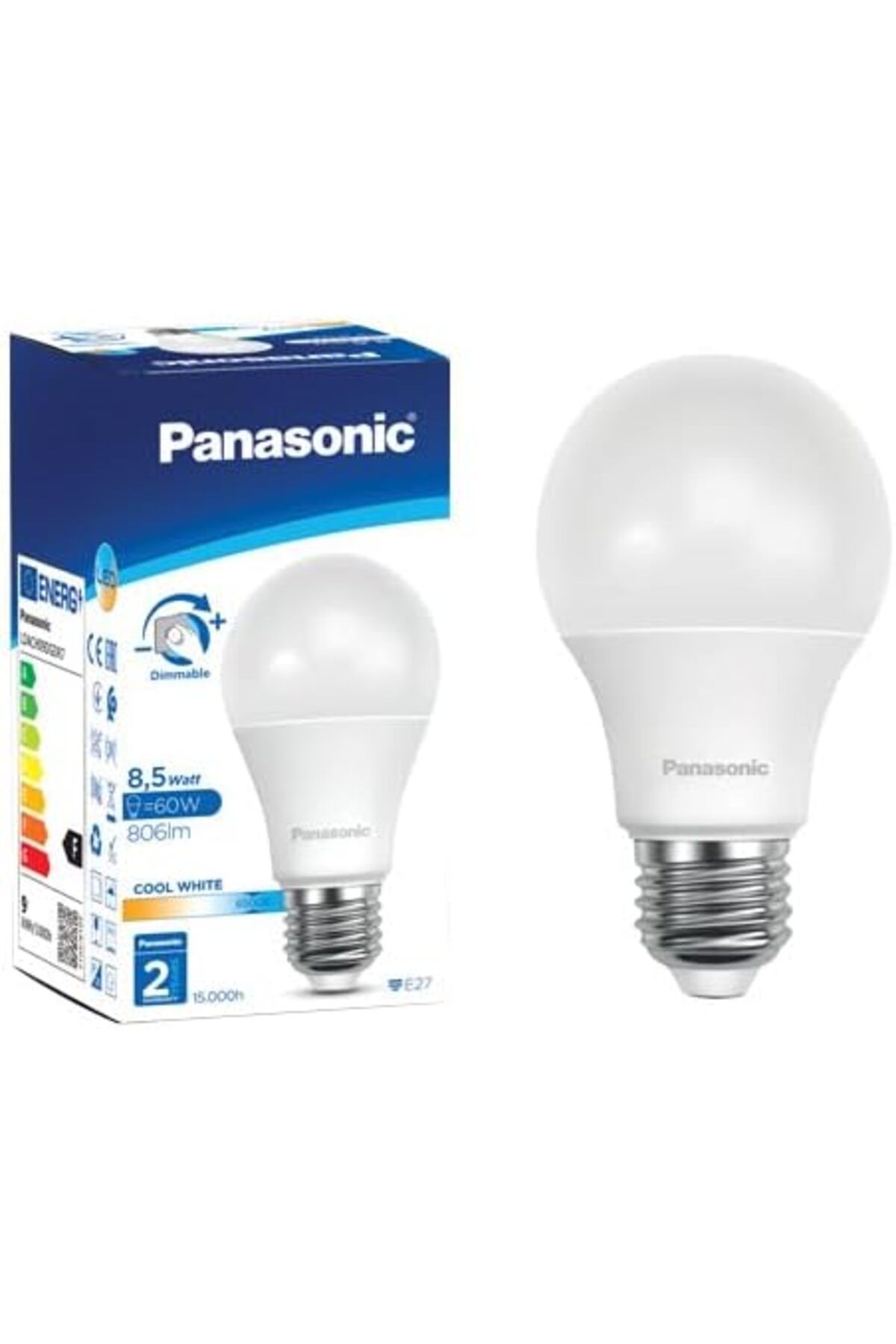 Mena Rise E27 LED Dim Lamba 8.5W 806LM 6500K 1064272