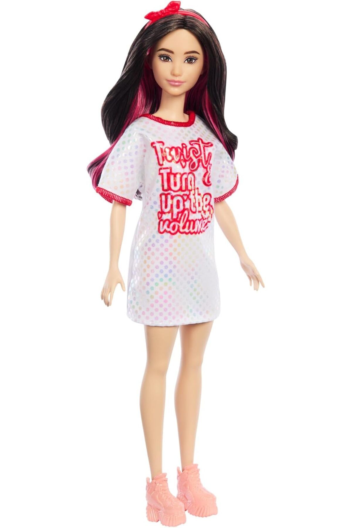 Mena Rise Büyüleyici Parti Bebekleri (Fashionistas) - Beyaz Tişört Elbiseli Bebek, Oyuncak 1064272