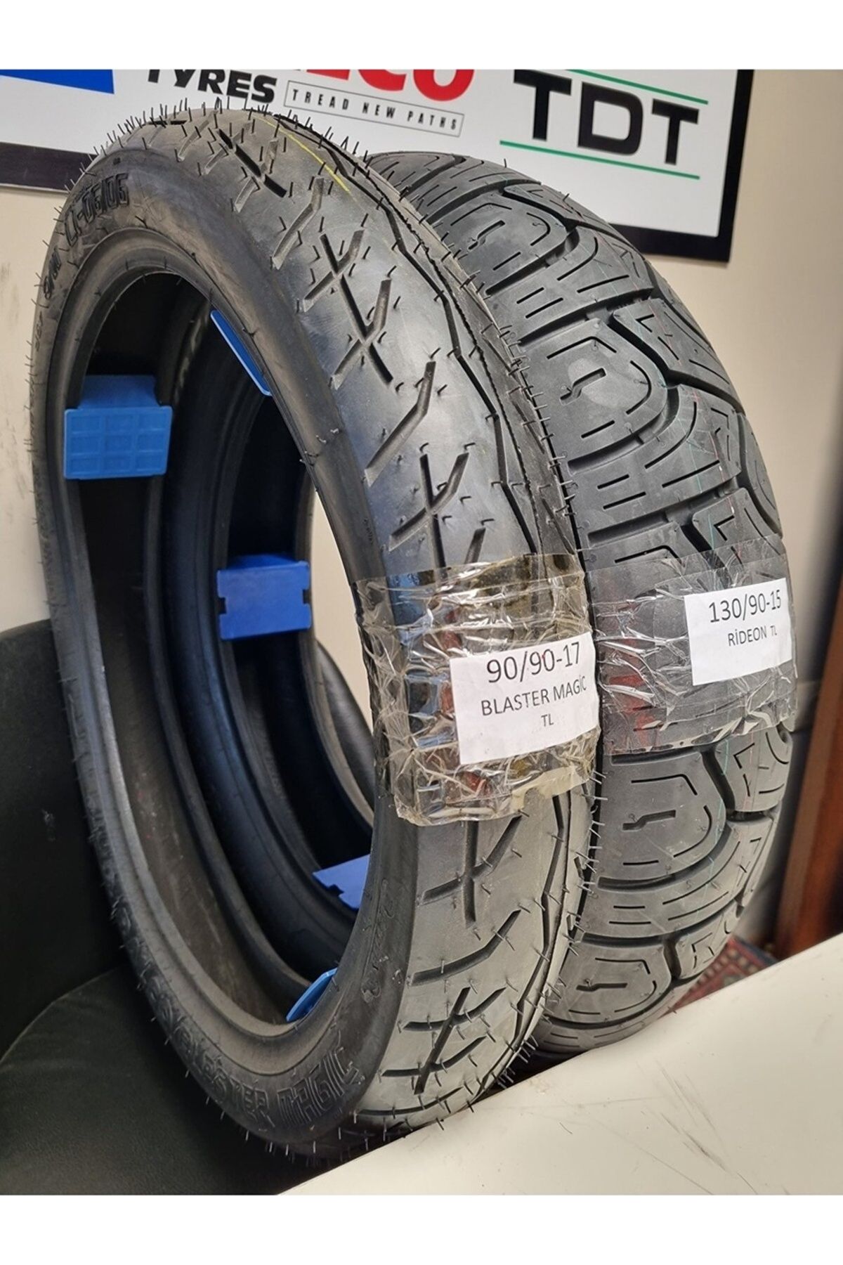 TDT TYRES Rks K-light Takım 130/90-15 Ve 90/90-17 Chopper Motorsiklet Lastiği