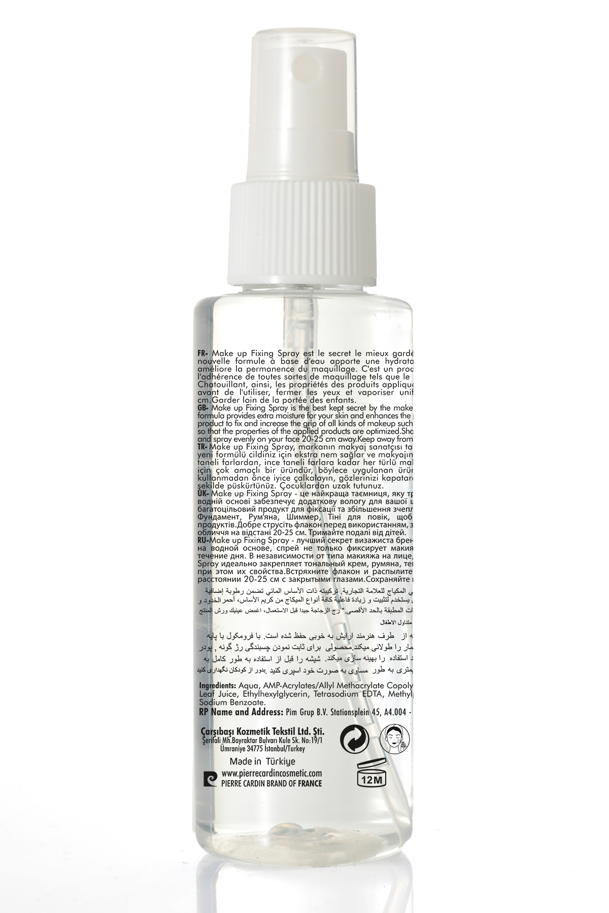 Make Up Setting Spray – Makyaj Sabitleyici Sprey 110 ml — سفید EC12600 — تصویر 2 از 4