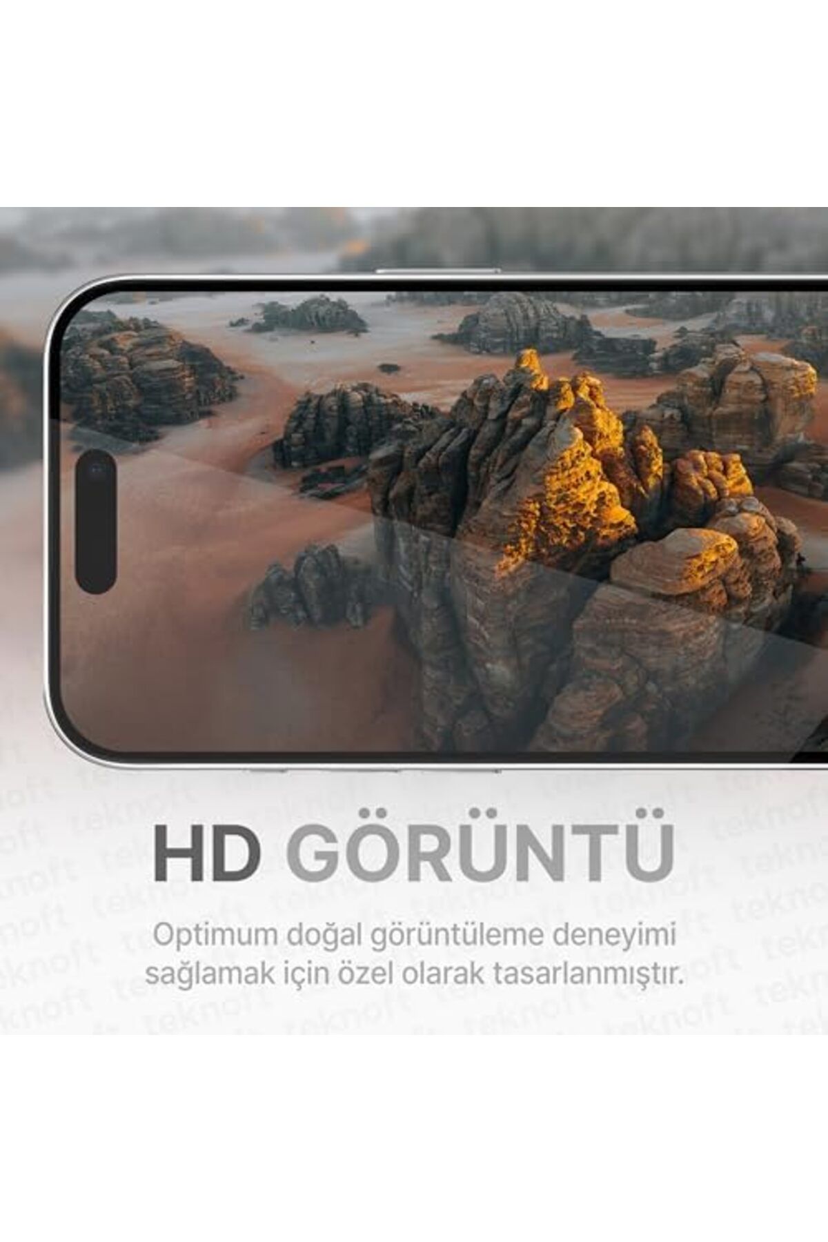 Mena Rise-Diyar-ıFırsatShop لهاتف iPhone 15 Pro مع مجموعة أدوات سهلة التركيب تحت الزجاج بشكل مطلق 2