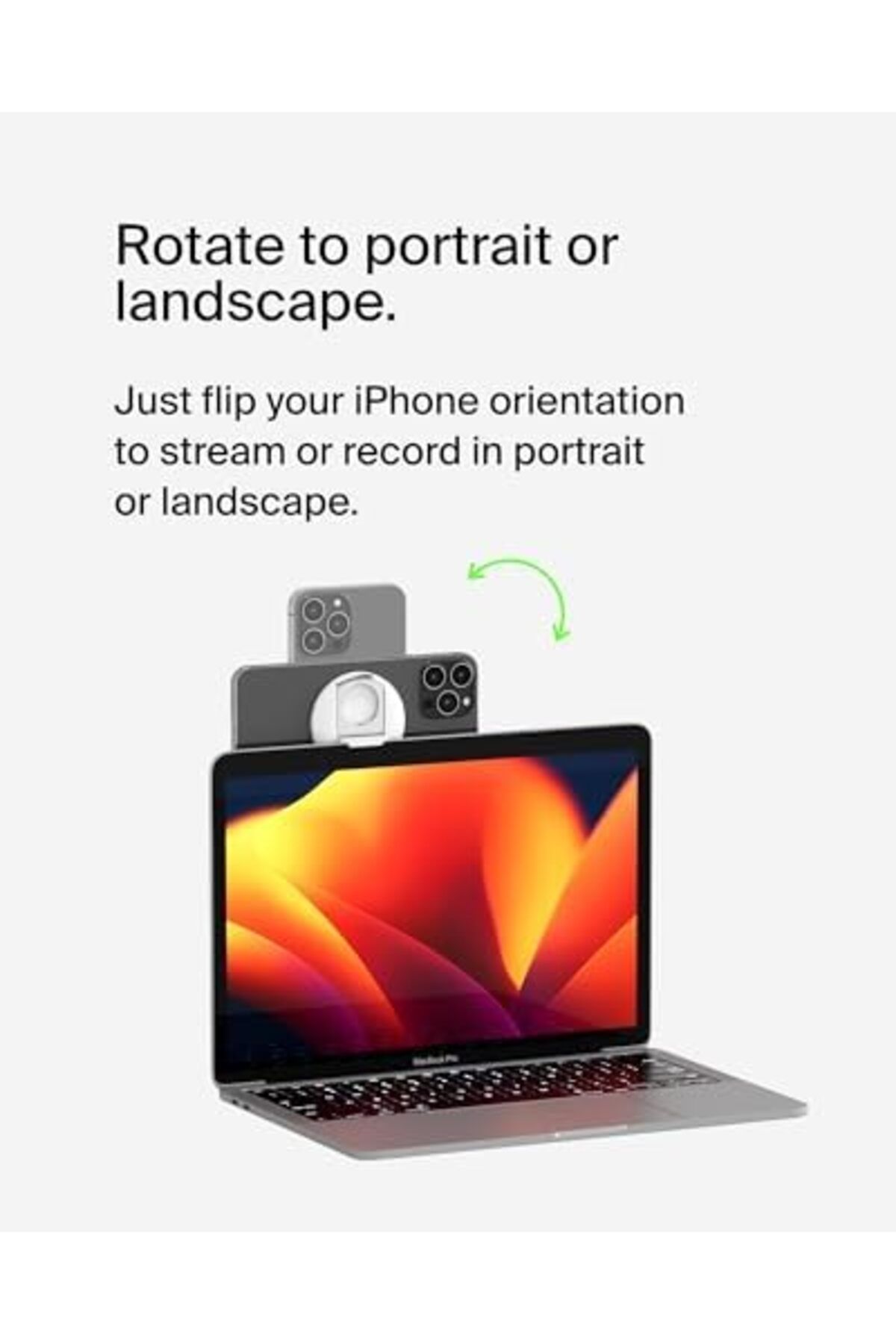 Mena Rise-حامل هاتف MagSafe iPhone لأجهزة الكمبيوتر المحمولة من Diyar-ıFırsatShop Mac؛ وظيفة نقل الكاميرا 3