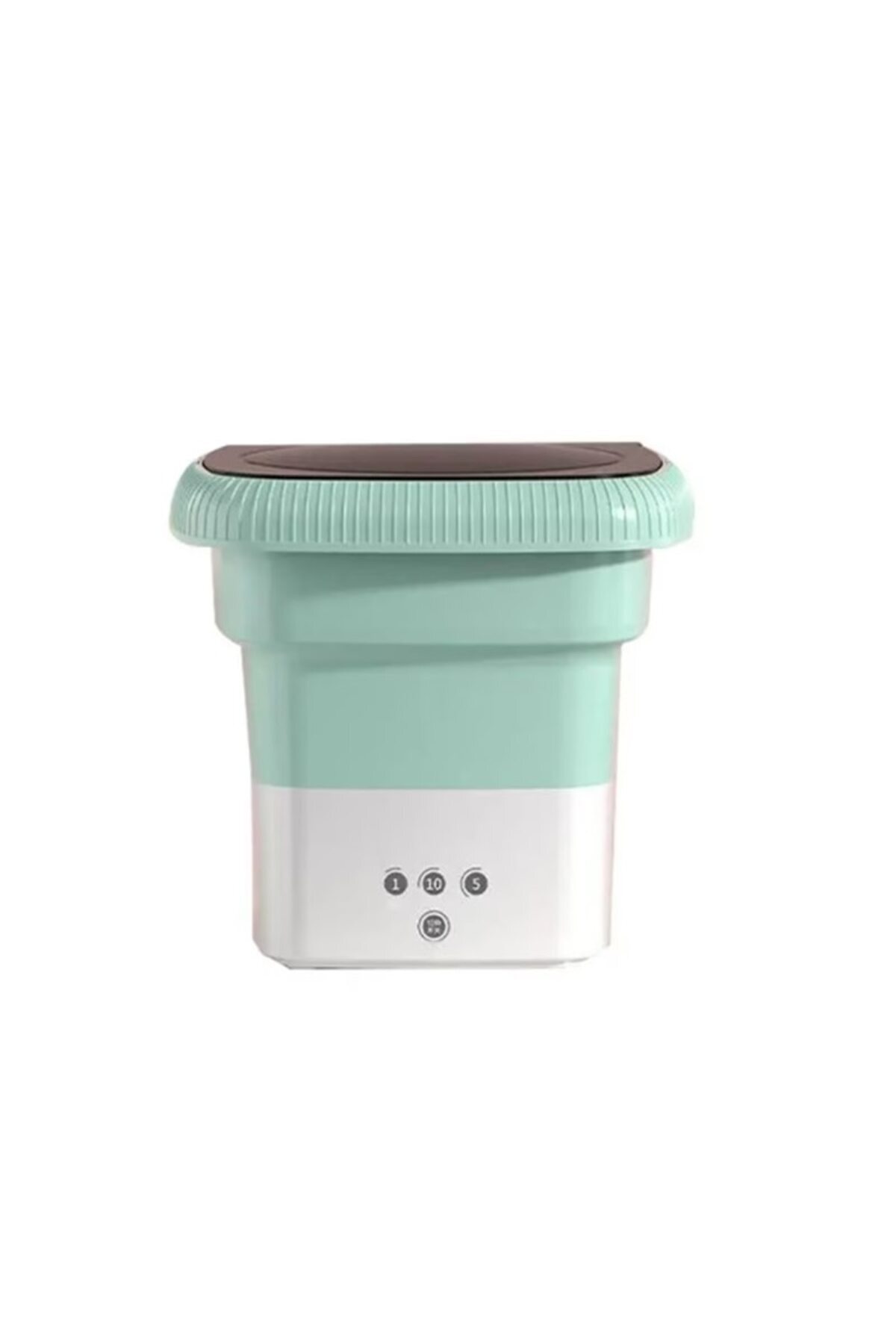stuffix-Mini Washing Machine Stuffix®, Portable and Foldable, 3 Washing Programs, Green/White 4