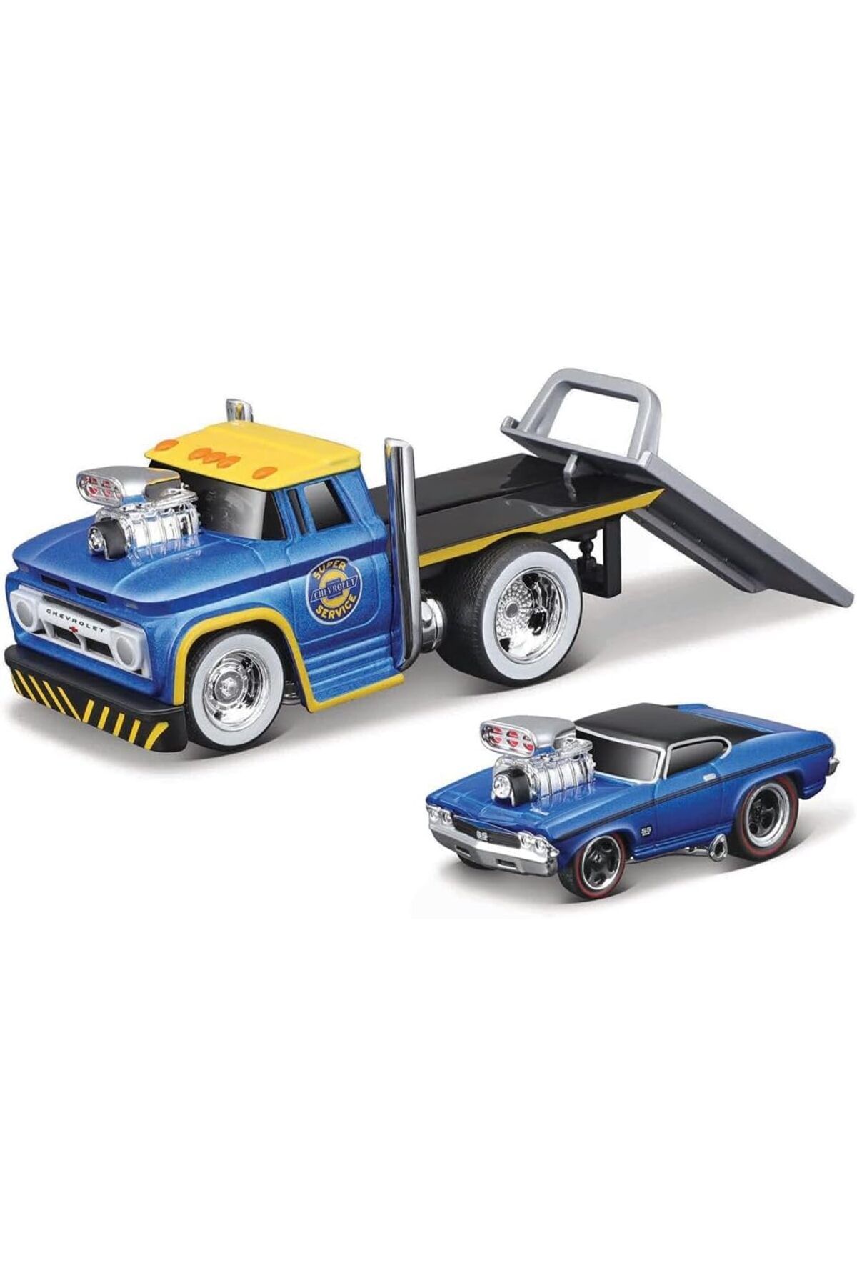 Mena Rise Oyuncak Muscle Machines Taşıyıcı ve Araç Set 1/64 Asorti 1064272