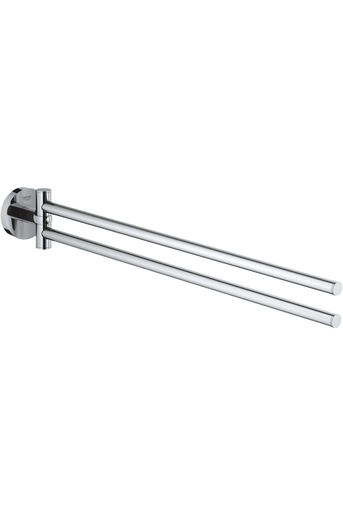 Mena Rise Start İkili Uzun Havluluk, 439 mm, Duş, Banyo Aksesuarları, Krom, 41183000 1064272