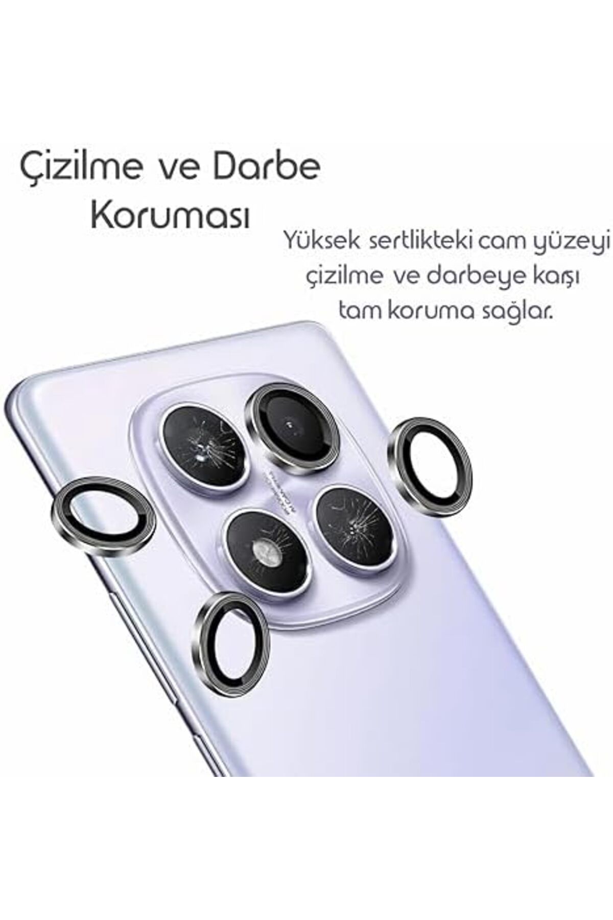 Mena Rise-Diyar-ıFırsatShop واقي عدسة الكاميرا 9h صلب لهاتف Redmi Note 14 Pro مع جهاز محاذاة تلقائي 2