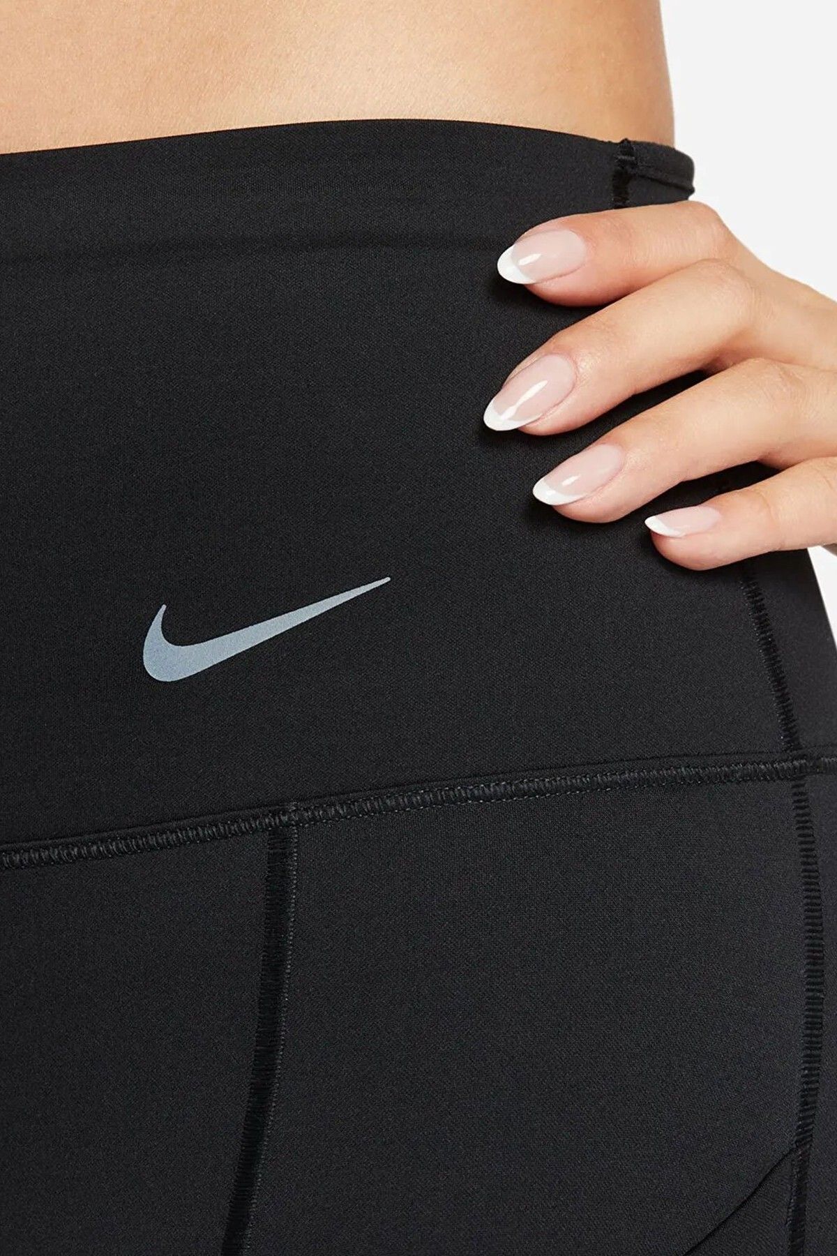 Nike-Trainng Go Dri Fit Infinalock High Rise 7/8 Leggings 6 Pockets Recovery High Waisted Reflector 6