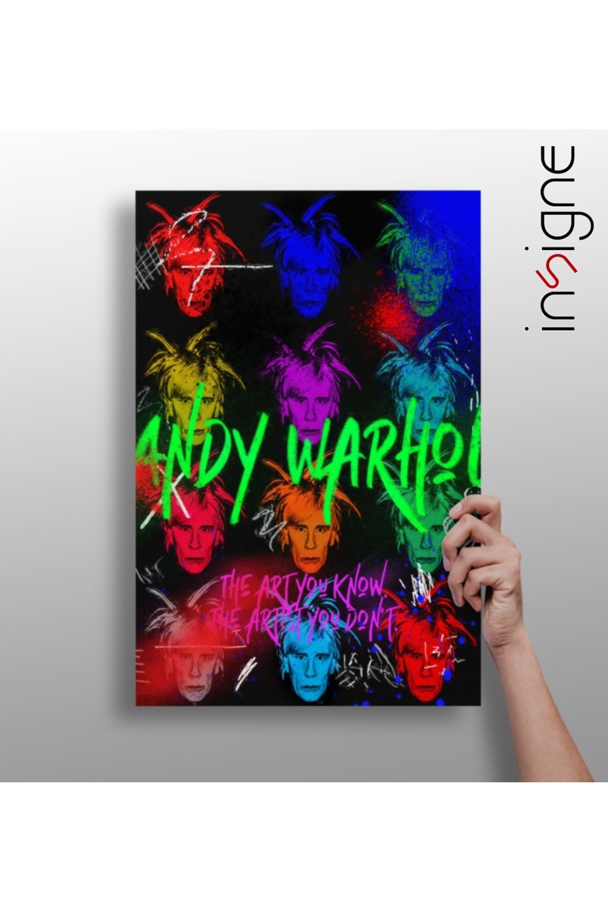 Insigne Andy Warhol Alüminyum Tablo
