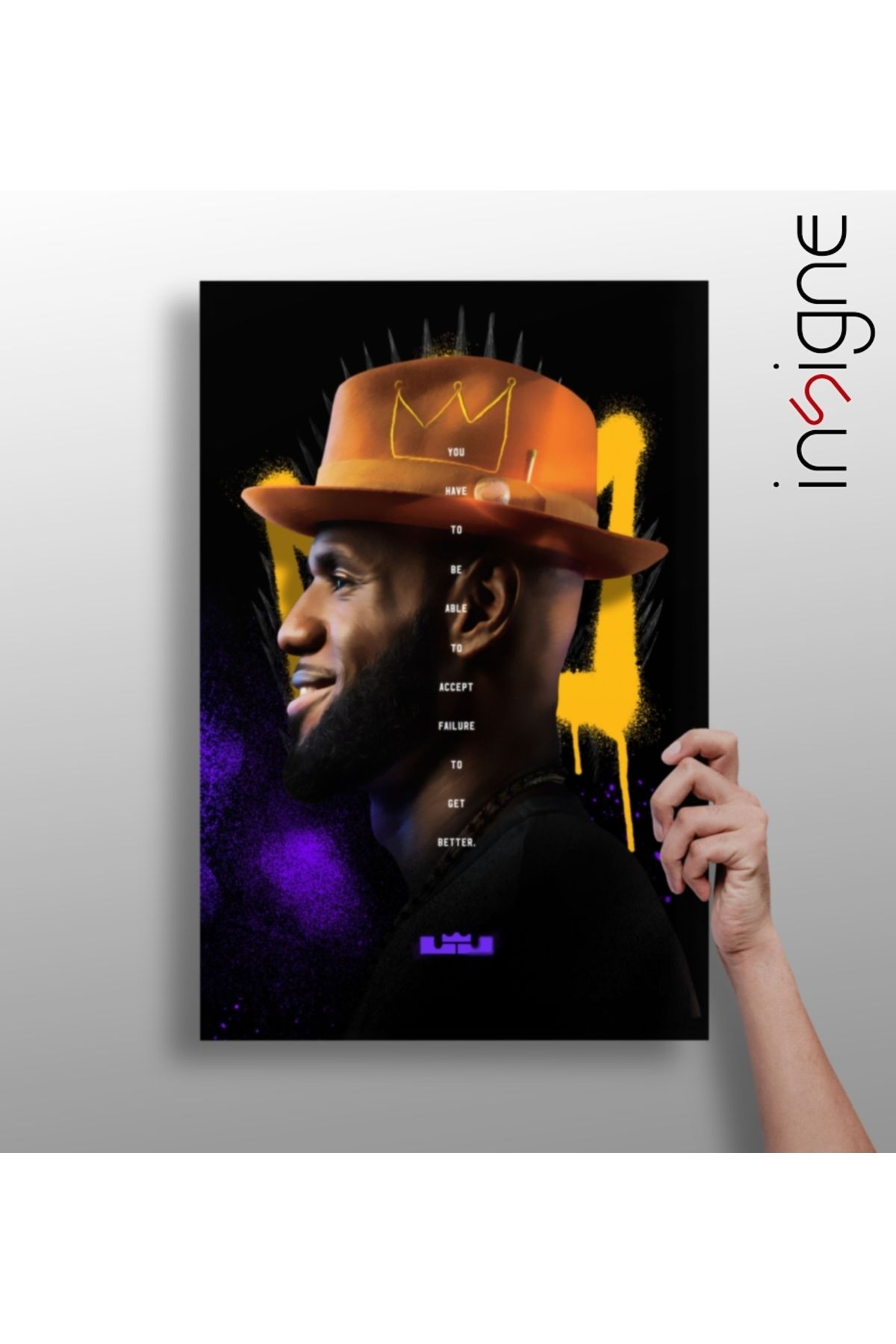 Insigne King James Alüminyum Tablo