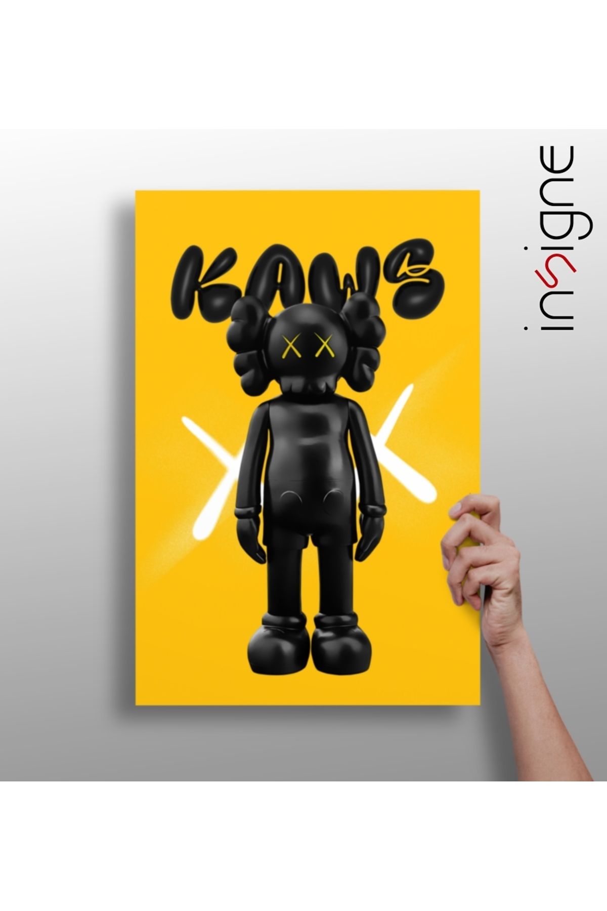 Insigne Kaws Alüminyum Tablo