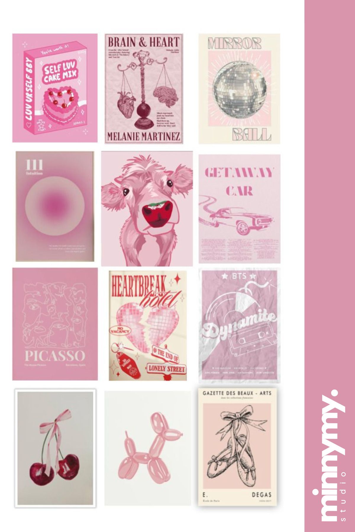 Minnymy TinyFrame Collection Retro Sticker, Çıkartma, Ajanda, Günlük, Planlayıcı, Bullet Journal ,Scrapbook