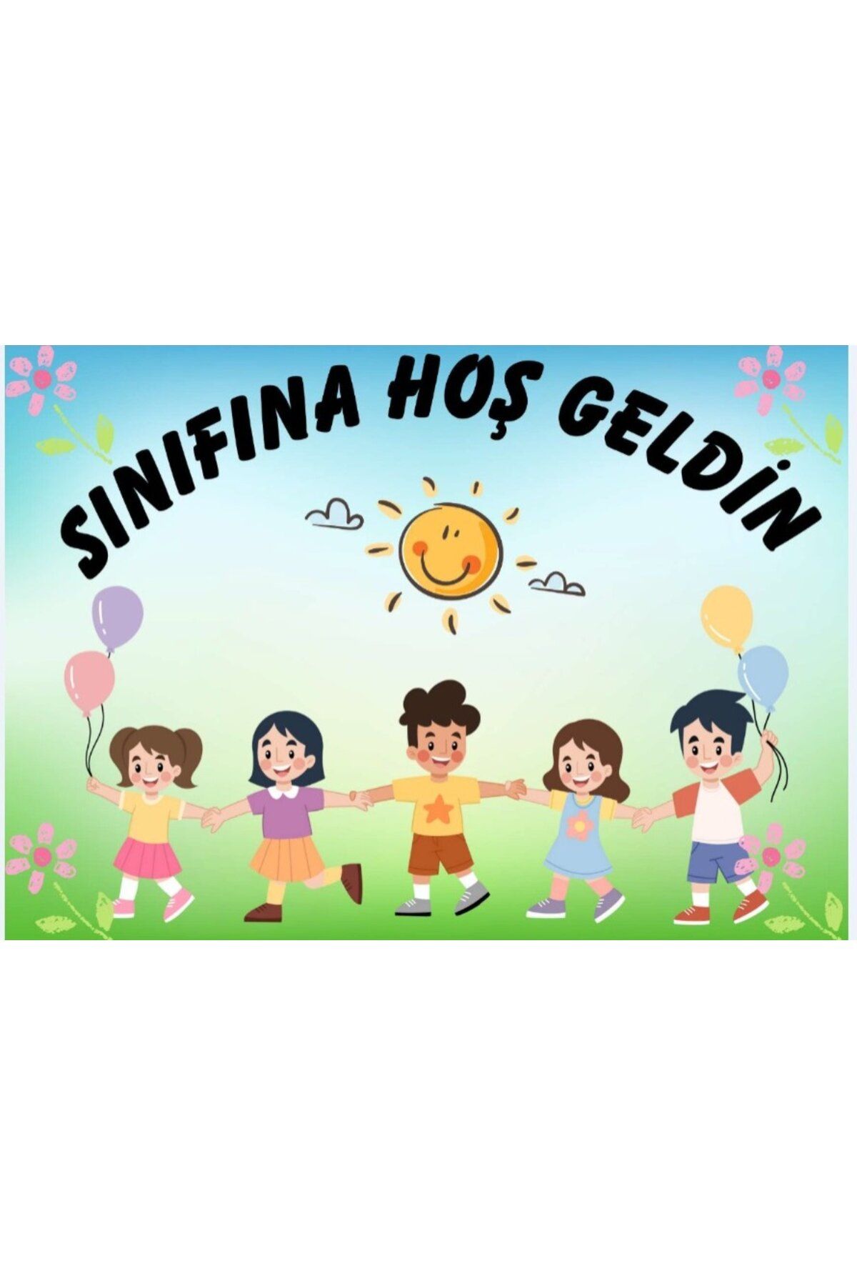 PROMISEBACKDROP2 SINIFINA HOŞGELDİN 150x200 KUMAŞ PANO OKUL ETKİNLİK