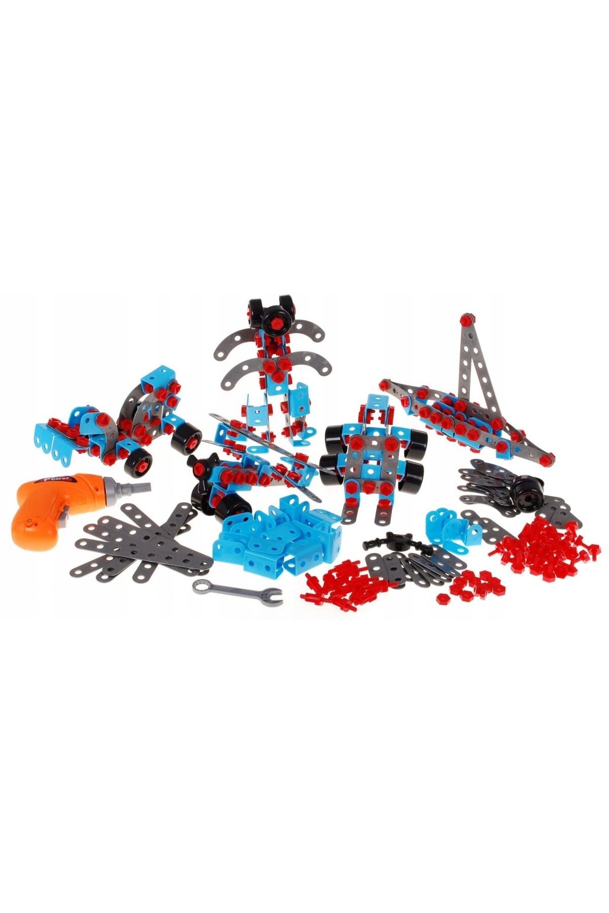 IDL-IDL Junior Block Construction Set, Very Friendly, Equipped with 550 Elements that Allows Little Ones 8