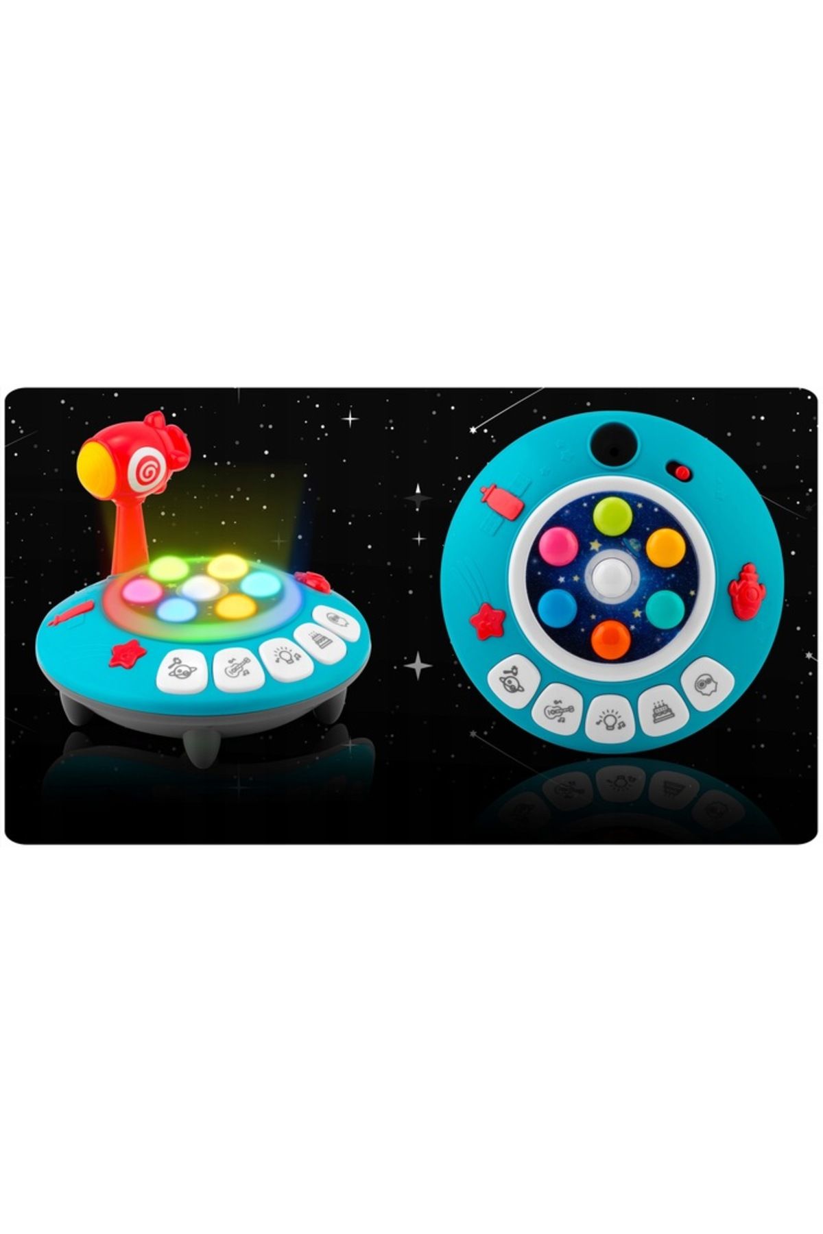 ideal STORE-Children's toy UFO Spaceship idealSTORE, with Hammer and Lights, Melodies, Develops Motor Skills 4