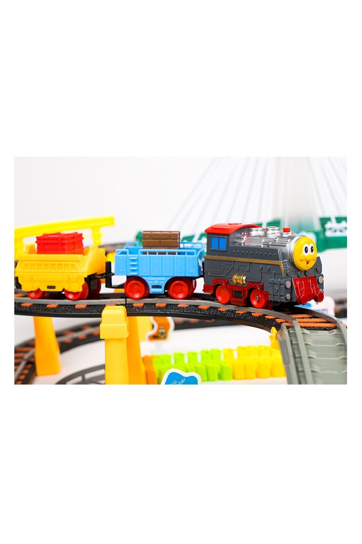 ideal STORE-IdealSTORE Twiming Train complex circuit, equipped with double-level railway, road, locomotive 2