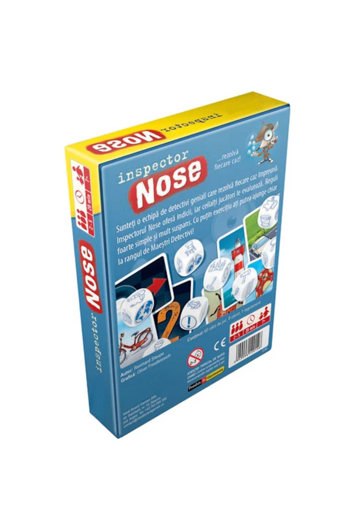 ideal STORE-Joc de societate Inspector Nose idealSTORE, Echipa de Detectivi, Inspectorul Nose ofera Indicii, Reg 6