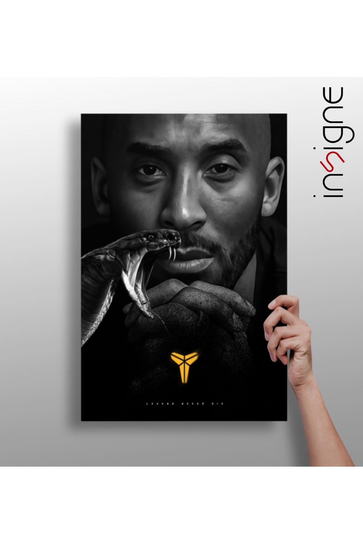 Insigne Kobe Bryant Alüminyum Tablo