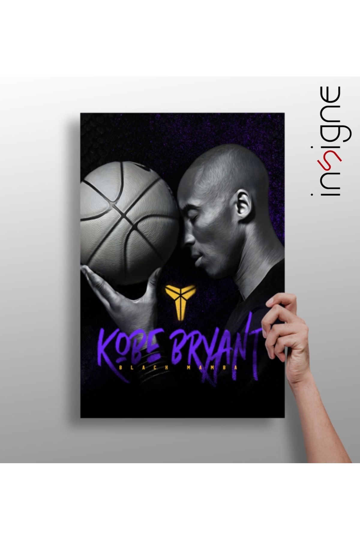 Insigne Kobe Bryant Alüminyum Tablo