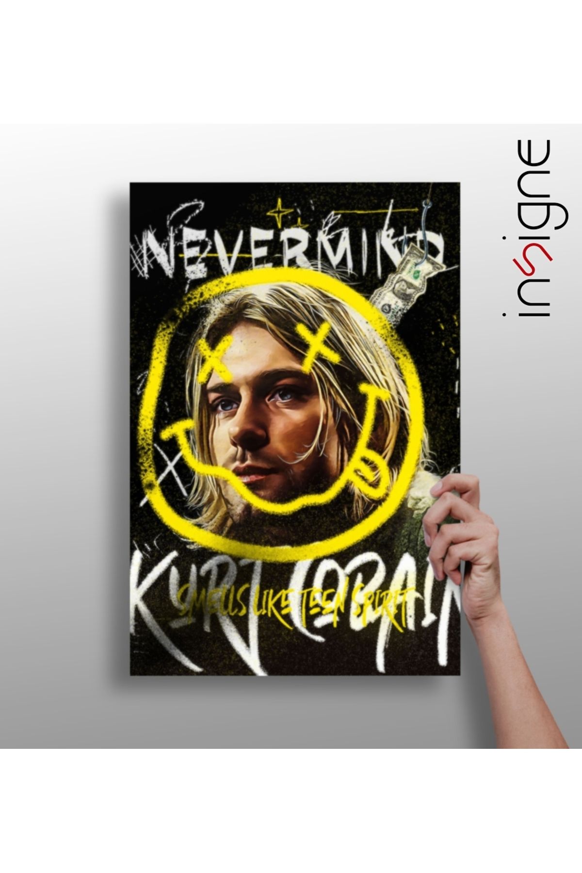 Insigne Kurt Cobain Alüminyum Tablo