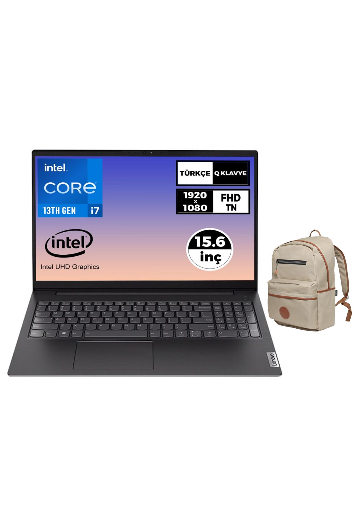 LENOVO V15 Gen 4 i7-1355U 8GB 1TB SSD 15.6" FHD Freedos Laptop + Çanta 83A100GPTR 004