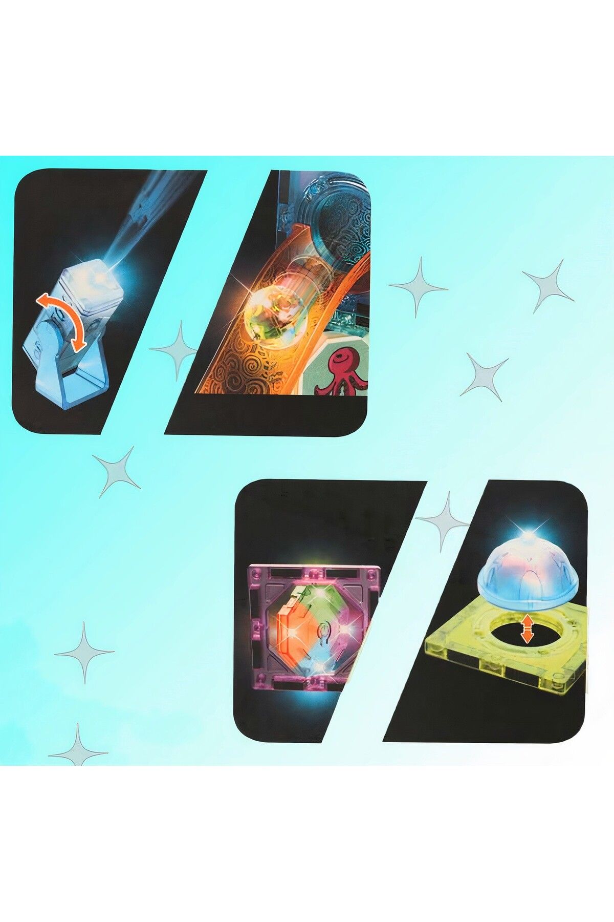 ideal STORE-IdealStore Building Set, Luminous Magnetic Blocks, Glowing Ball Track, Size 7