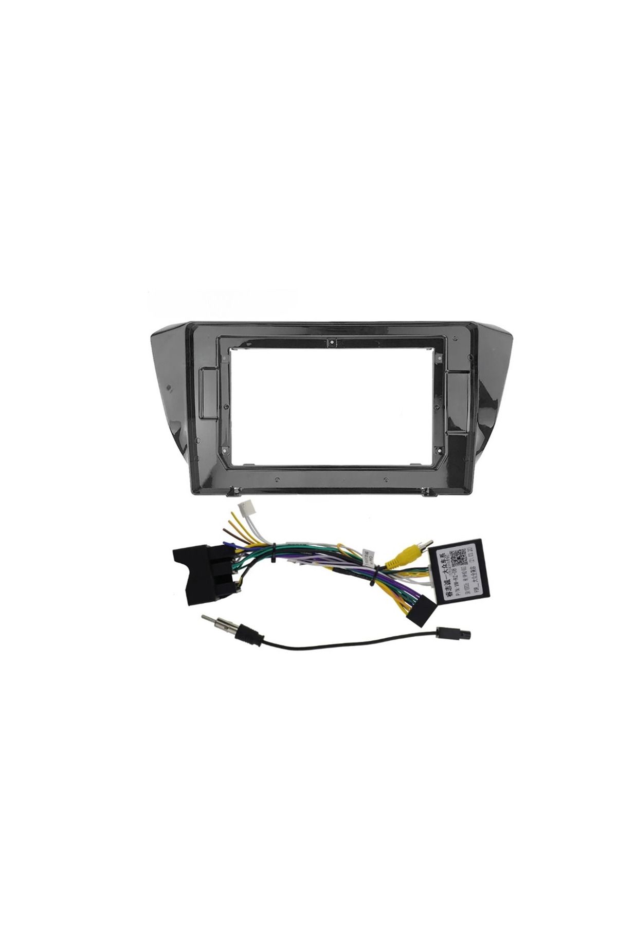 ideal STORE-idealSTORE 10 Navigation Frame with Wiring and Canbus Module Compatible Skoda Superb III 2015 2017, Matte 3
