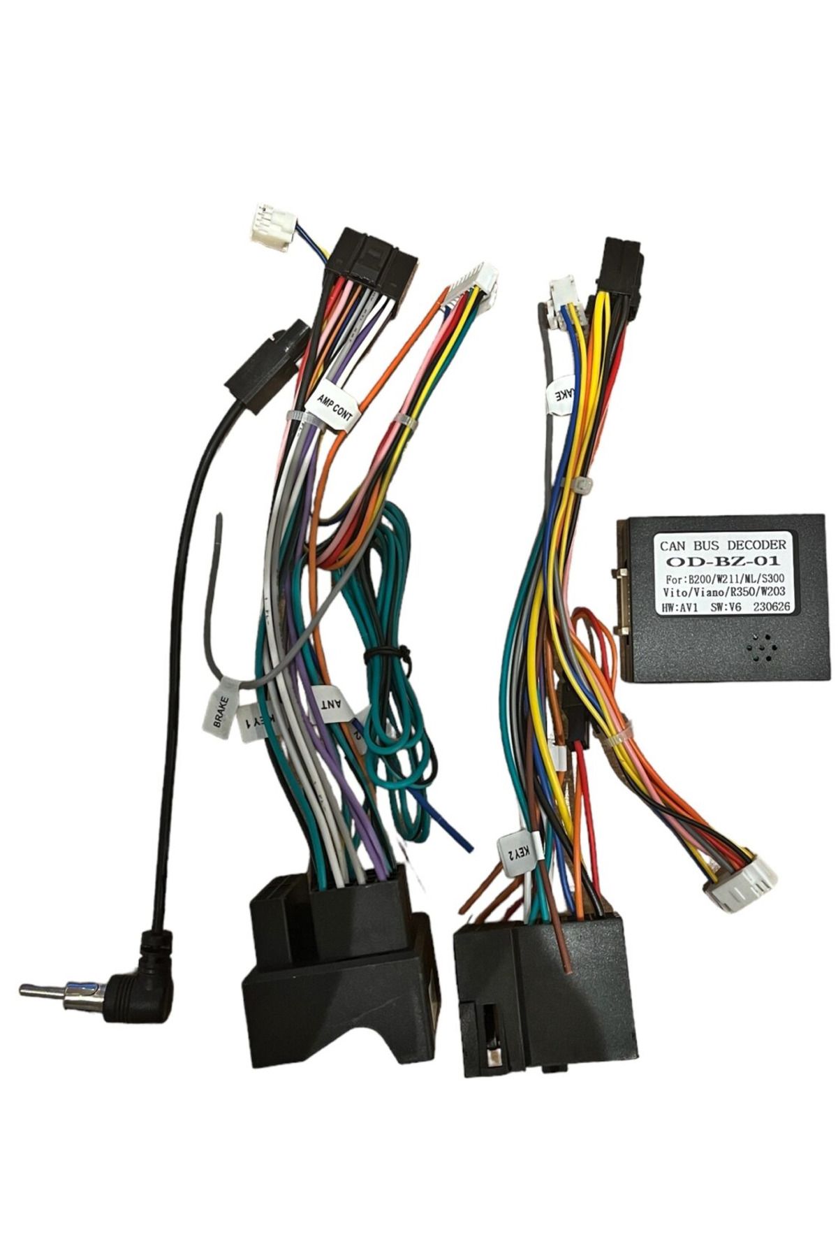 ideal STORE-Navigation Frame 9 idealSTORE, Wiring and Canbus Module included, compatible with Mercedes G-Class W463 2002-2 3