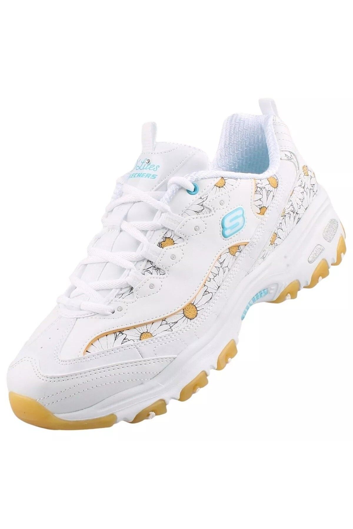 SKECHERS D'Lites Daisy Dream Sneaker Beyaz Sneakers 150538-WYL