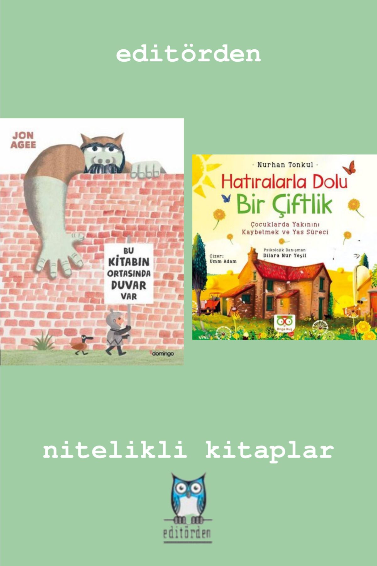 Bilge Kuş Yayınları Bu Kitabın Ortasında Duvar var - Hatıralarla Dolu Bir Çiftlik / Nurhan Tonkul